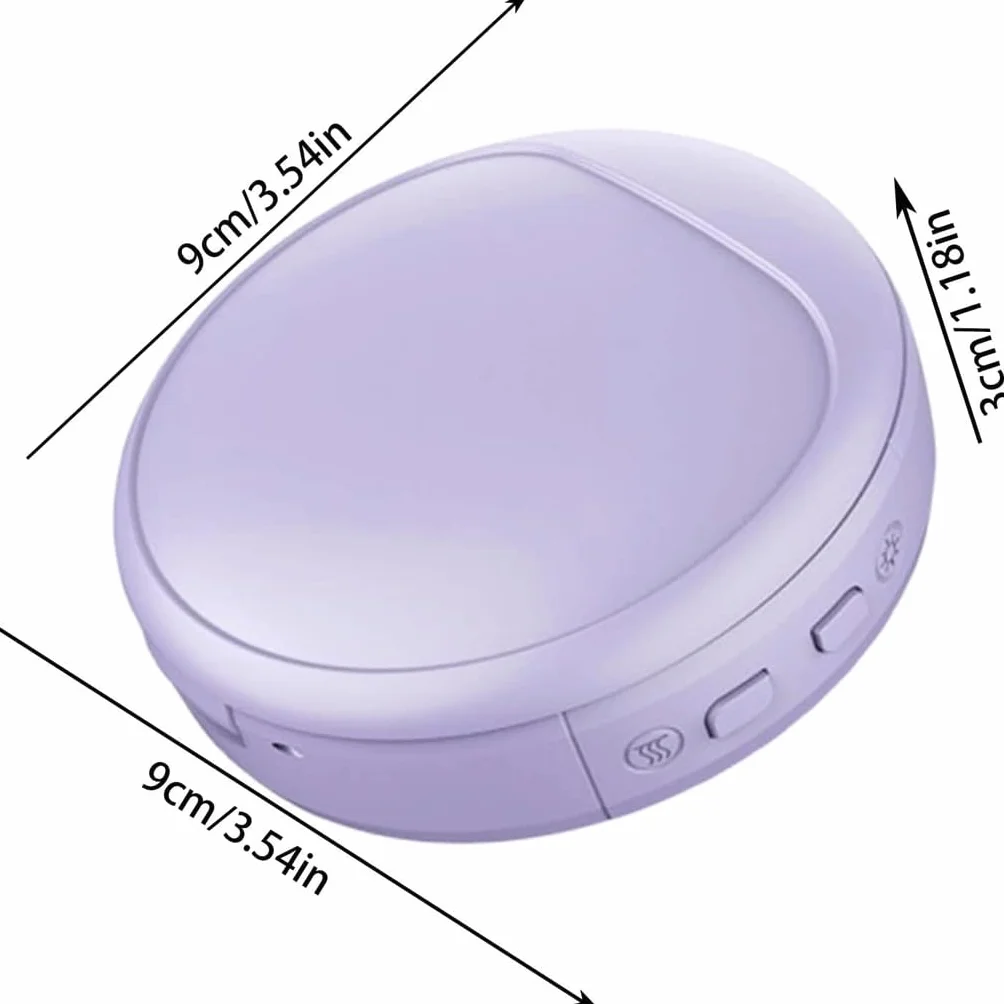 Specchio per Trucco a LED con Scaldamani e Power Bank Portatile Leggero