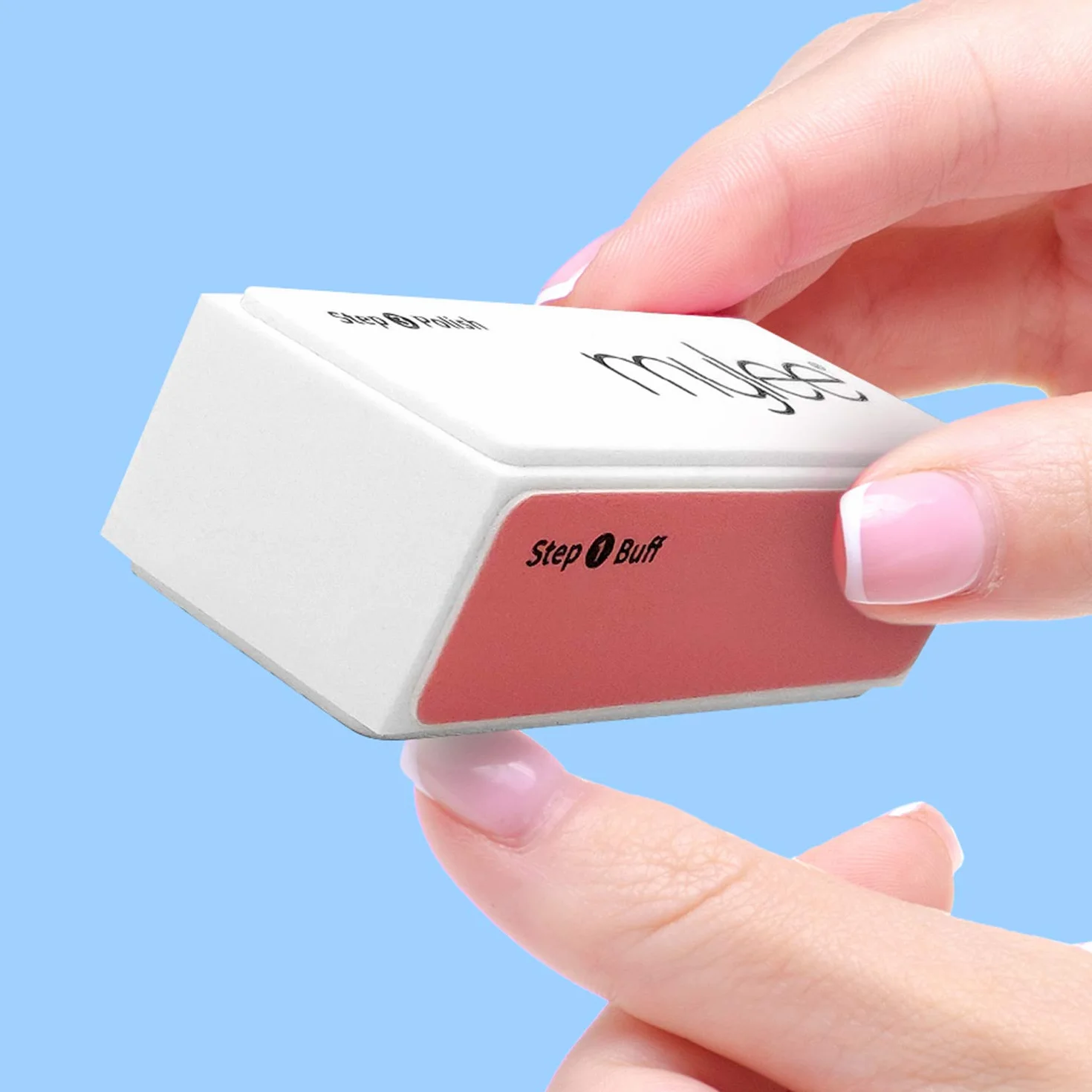 Mylee Buffer per unghie a 3 lati – Trattamento per manicure professionale, Tripla grana (320/600/3000), Blocco lucidante per preparazione smalto gel e acrilico – Lucida unghie naturali