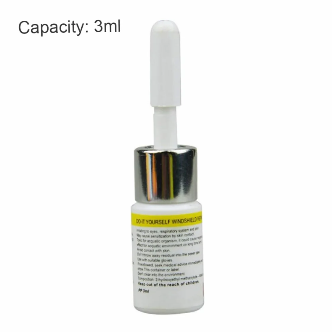 Colla per riparazione del parabrezza auto 3 ml Strumento correttore vetro