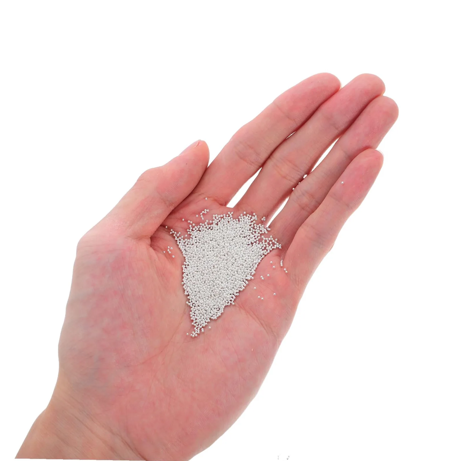 BESTYASH Mini Palline Metalliche per Unghie Argento Piccole per Nail Art DIY Decorazioni Artistiche per Manicure Eleganti e Accessori Creativi