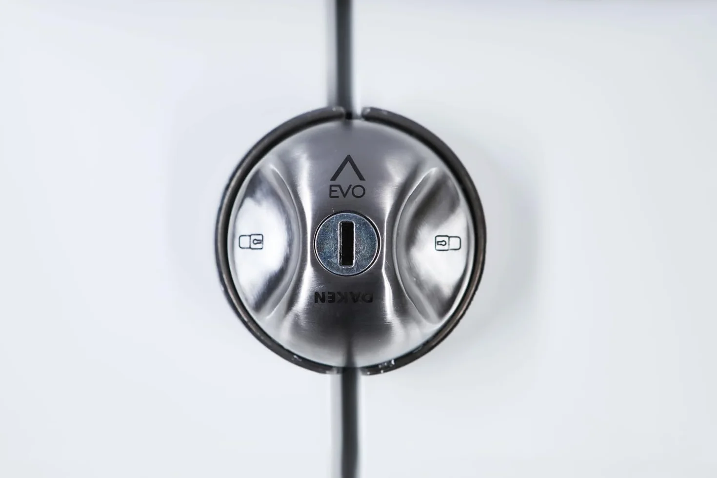 DAKEN Saturn Evo Doppio Serrature per Veicoli Commerciali per Impieghi Gravosi Blocco Manuale Acciaio Inox Set di 2