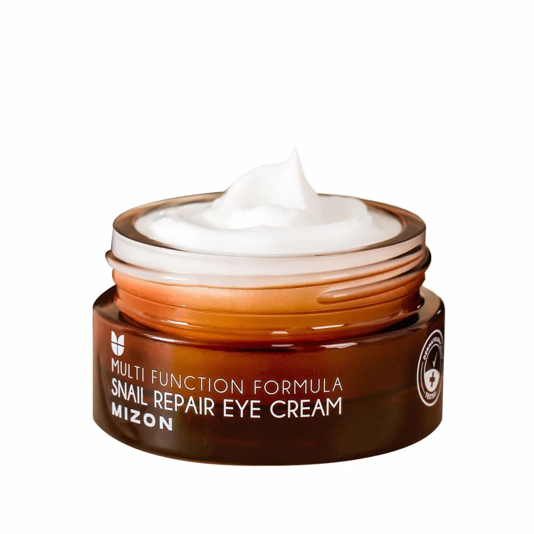 [MIZON] SNAIL REPAIR EYE CREAM (25ml) Cura coreana - Crema contorno occhi rigenerante - Anti-invecchiamento & correttore - Brillante e compattezza - Estratto di bava di lumaca