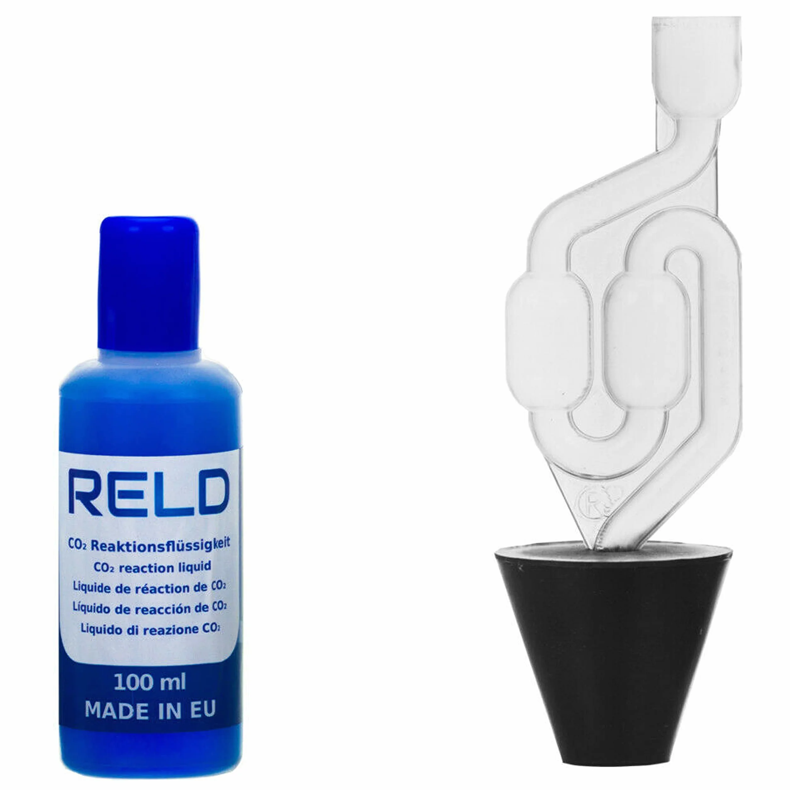 RELD Tester di guarnizione a testa cilindrica, analizzatore CO2 per acqua refrigerante universale per auto e moto, 50 test