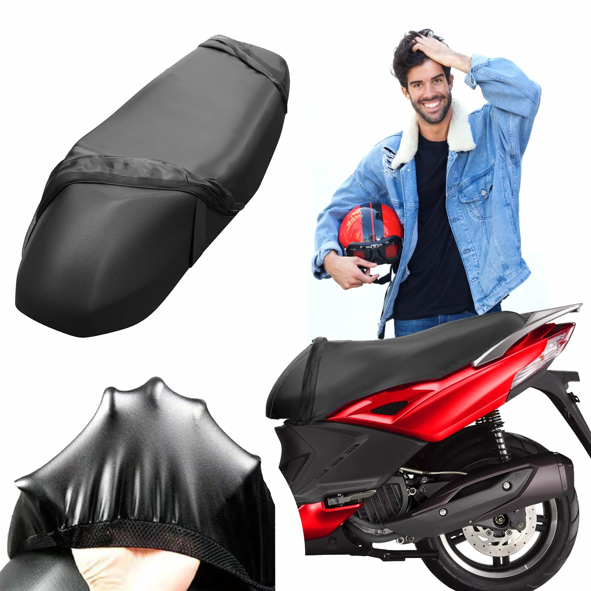 Coprisella Moto XL Antiscivolo Antigraffio Impermeabile Universale 90-110 cm