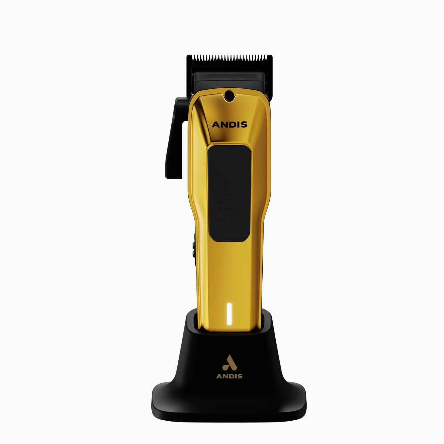 Andis 562118 Tagliacapelli professionale con/senza fili, tagliacapelli con lama regolabile per taglio ravvicinato, oro