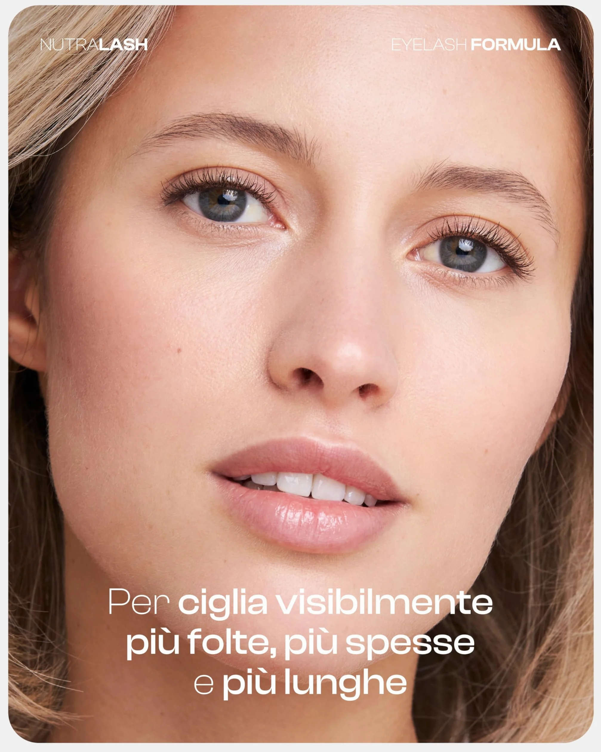 Nutralash Formula Ciglia I Siero per Ciglia Lunghe in Sole 6-8 Settimane I Eyelash Serum I Siero per la Crescita delle Ciglia I Siero per Allungamento Ciglia I Prodotto in Germania I 3ml