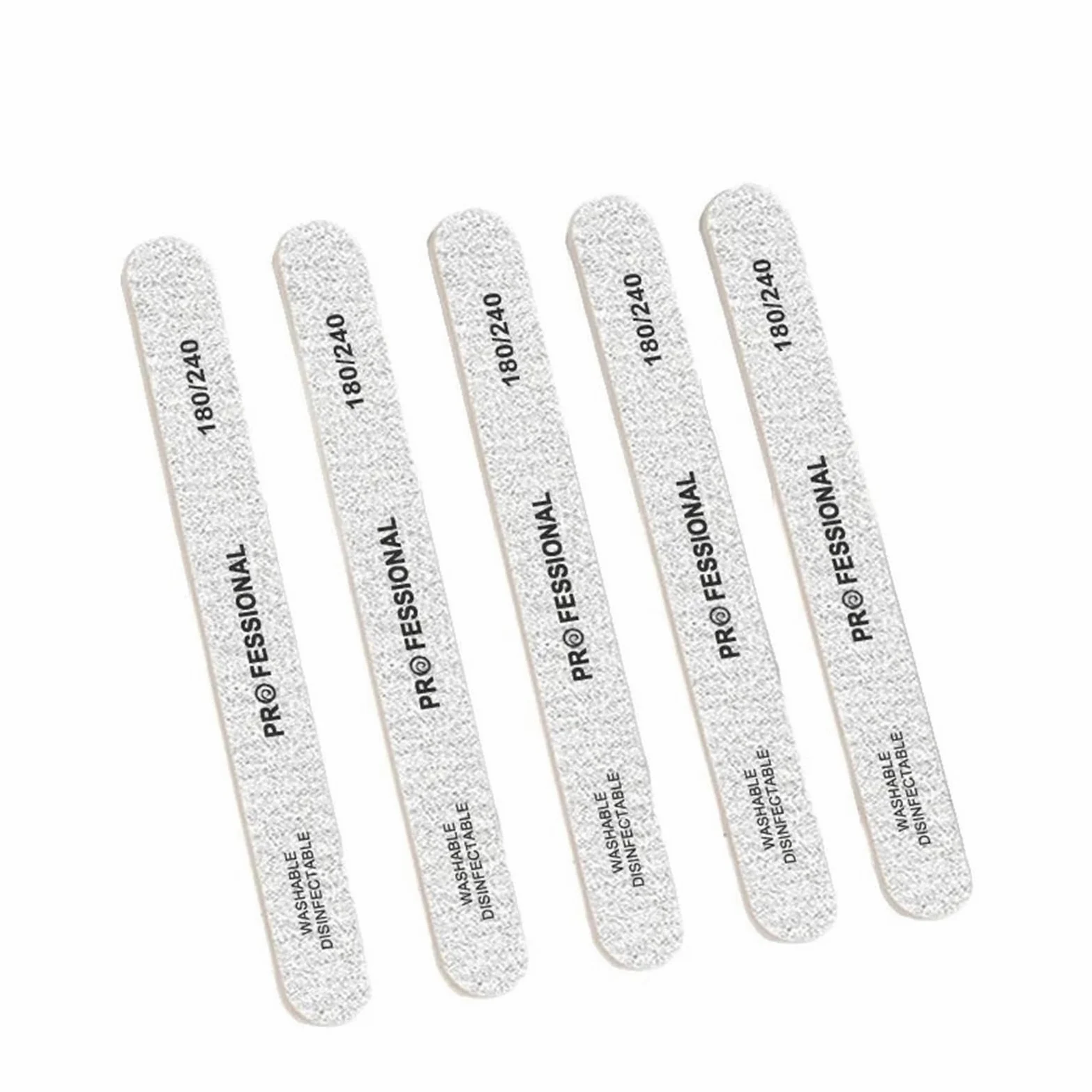 Buffer Unghie Lima for unghie da 10/25/50 pezzi per Unghie | Smalto for manicure for pedicure con tampone di levigatura 100/180/240(180 240 50PCS)