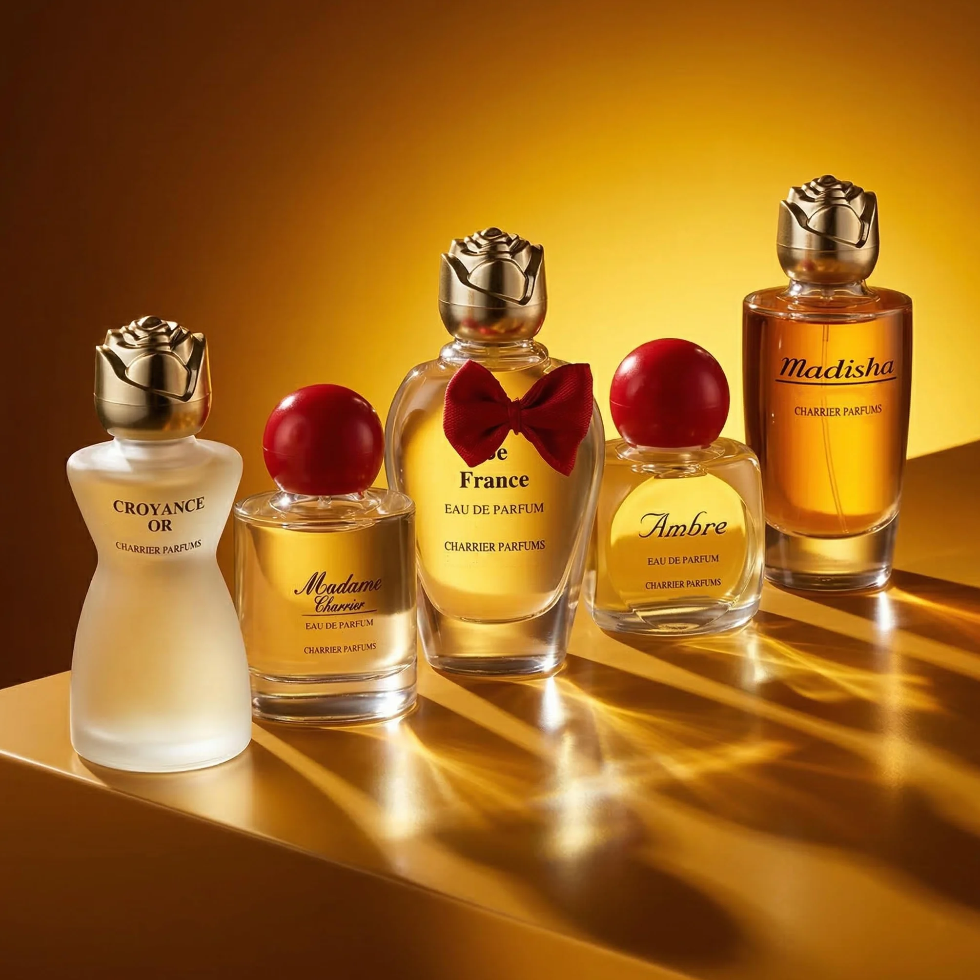 Charrier Parfums "Collezione Lusso" Cofanetto di 5 Eau de Parfum in miniatura 49,7 ml