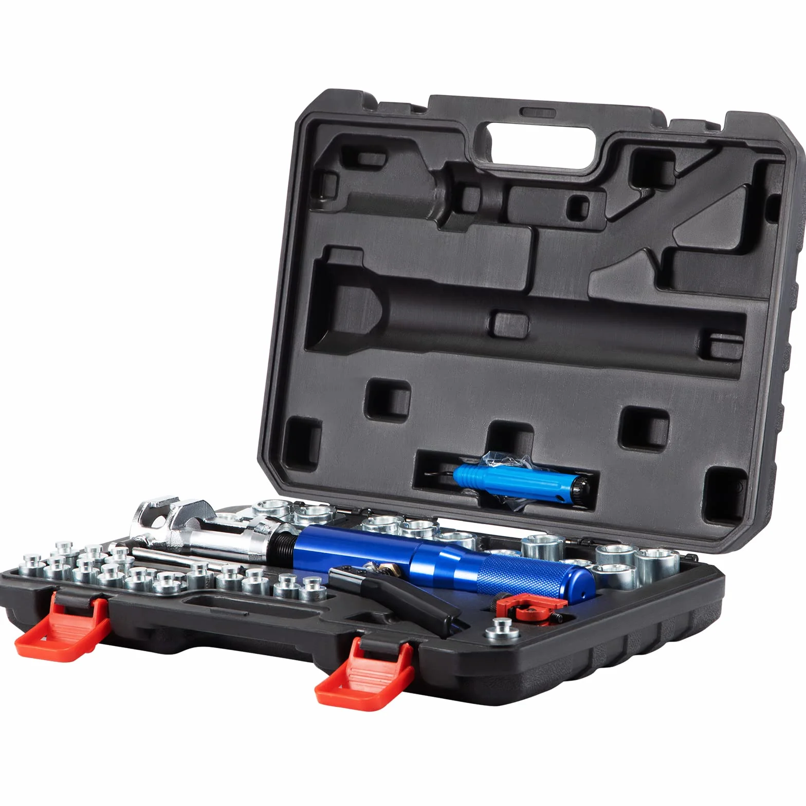 VEVOR Strumento di inceppamento 45° Cono Bloccato Set 1/4" 5/16" 3/8" Espansore Tubo Idraulico