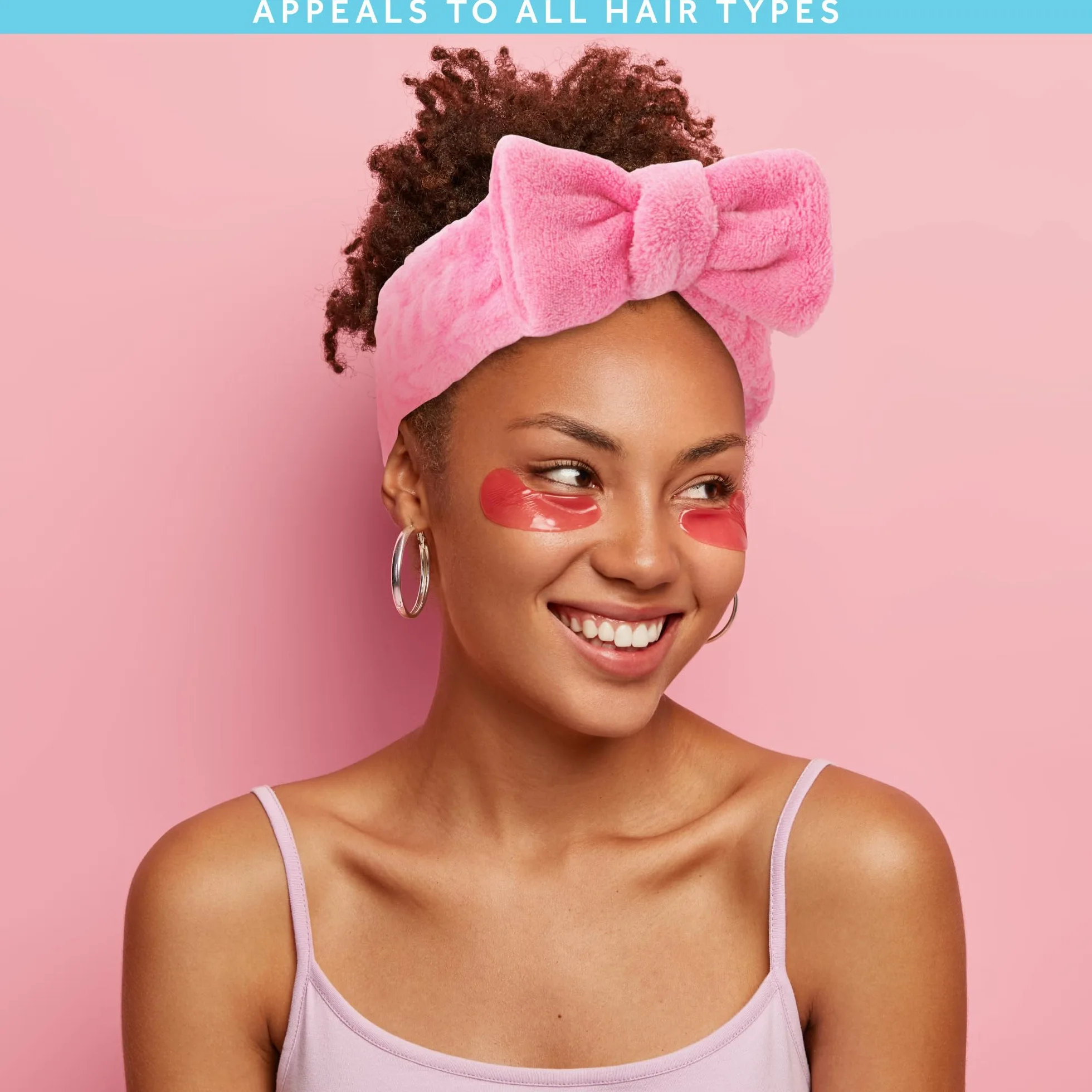 Bliss Fascia da donna per spa – Confezione da 2 fasce in microfibra per lavare il viso, la cura della pelle, il trucco e la fascia per capelli disordinata, accessori per capelli da doccia per donne