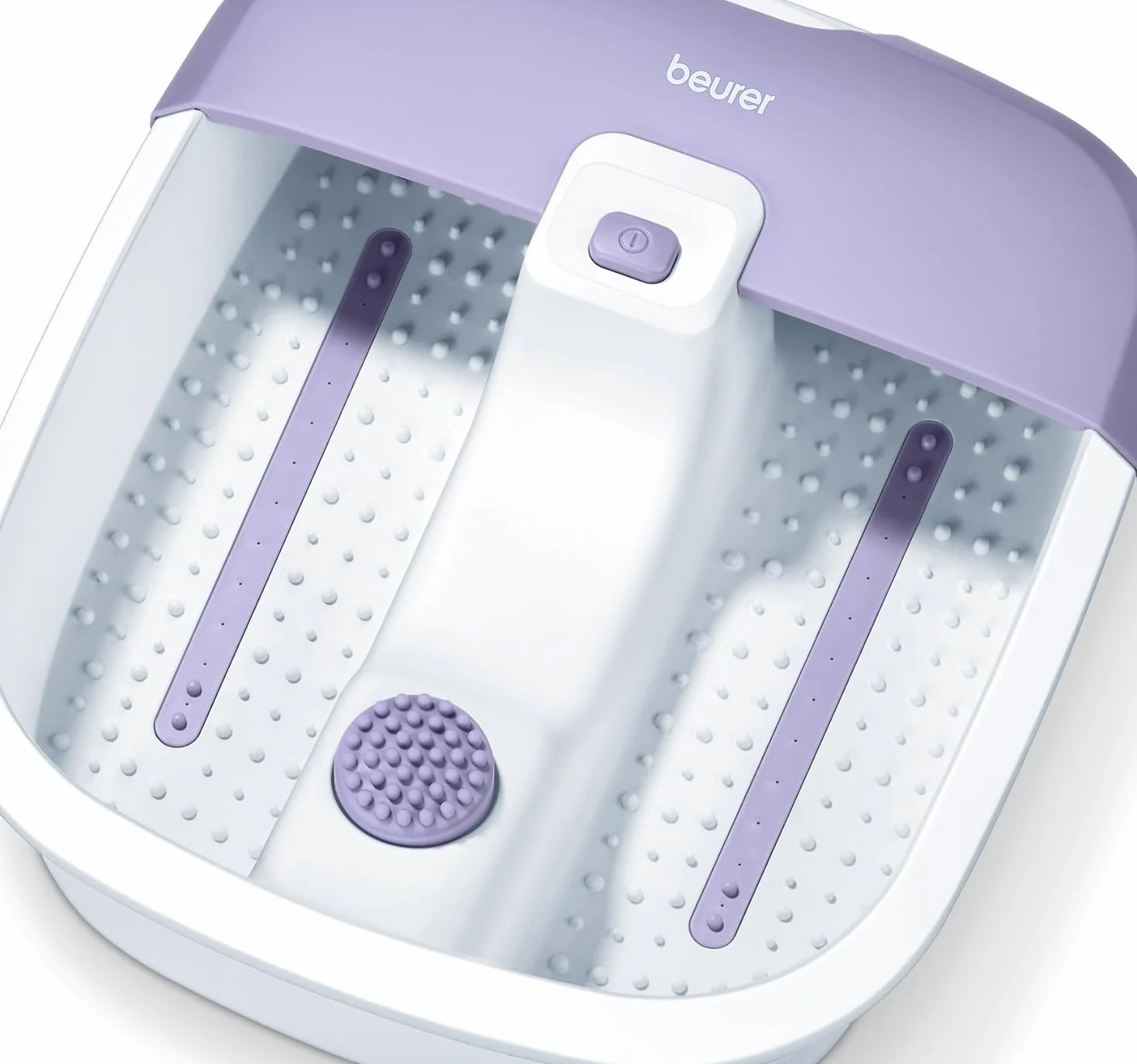 Beurer FB 12 Pediluvio, con Idromassaggio Plantare e Accessorio per Massaggi