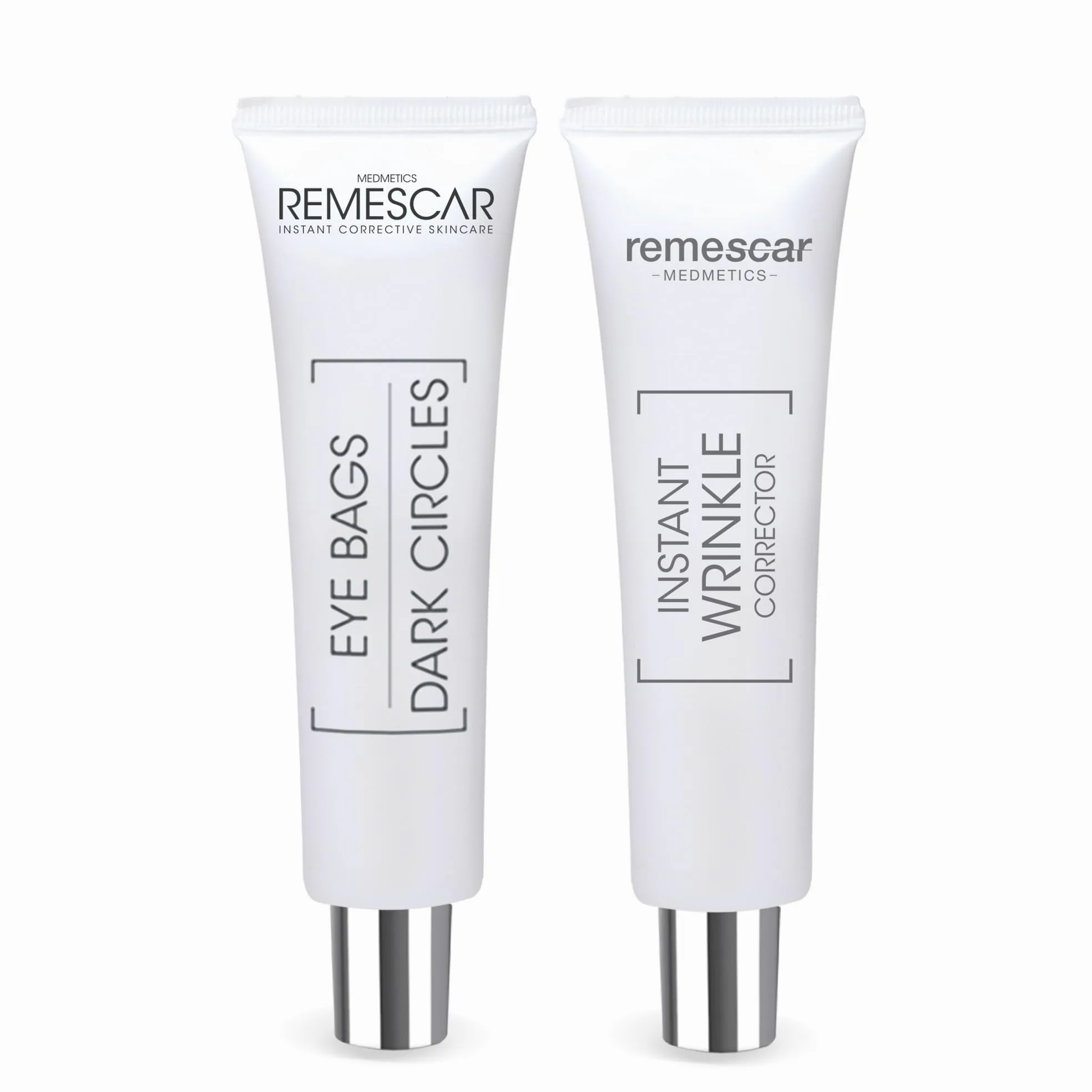 Remescar Borse e Occhiaie + Palpebre Cadenti – Duo Contorno Occhi ad Effetto Immediato – Riduce Borse, Occhiaie e Palpebre Cadenti – Trattamento Uomo e Donna – 2 x 8 ml