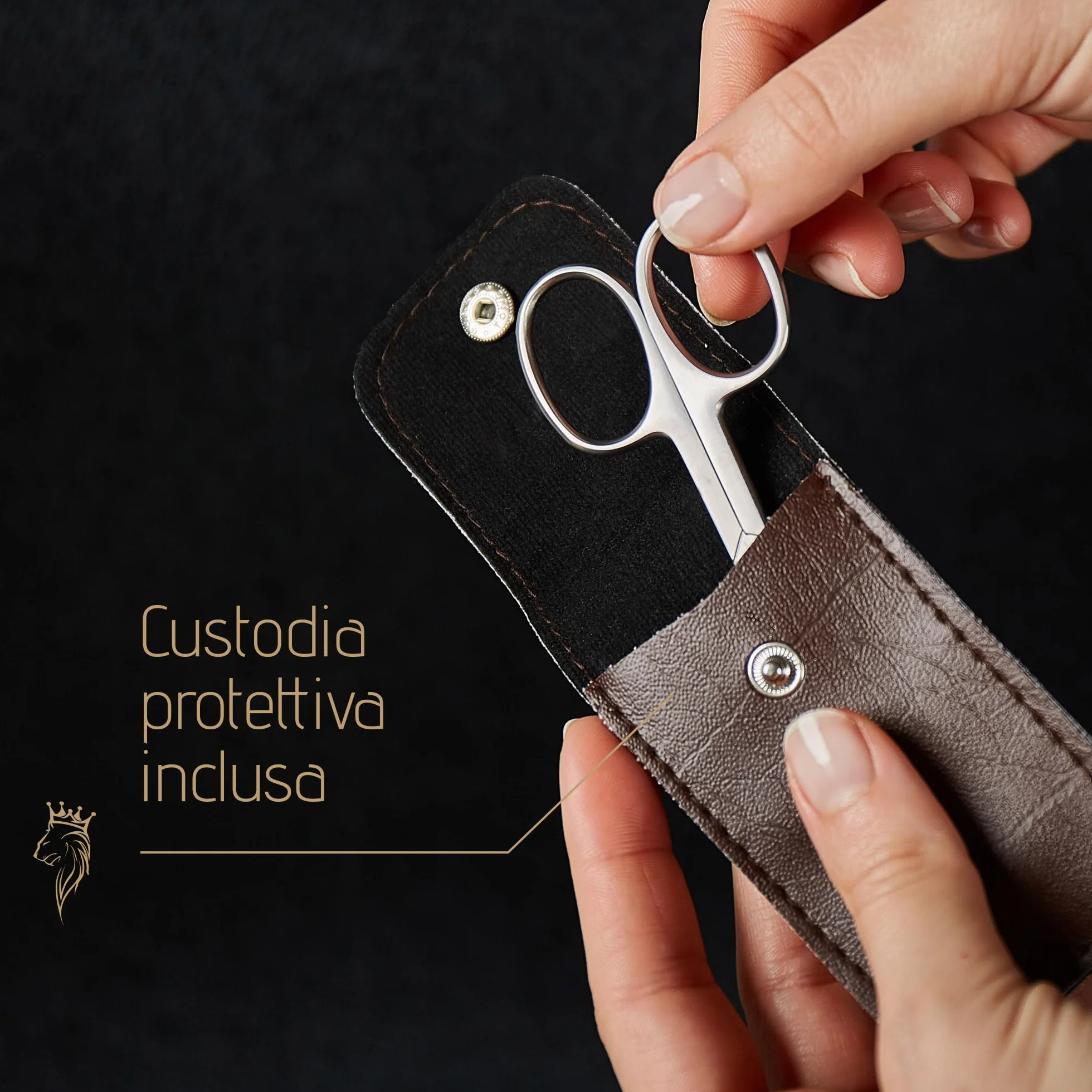 Forbici professionali per unghie in acciaio inox, per cuticole affilate, anche per mancini