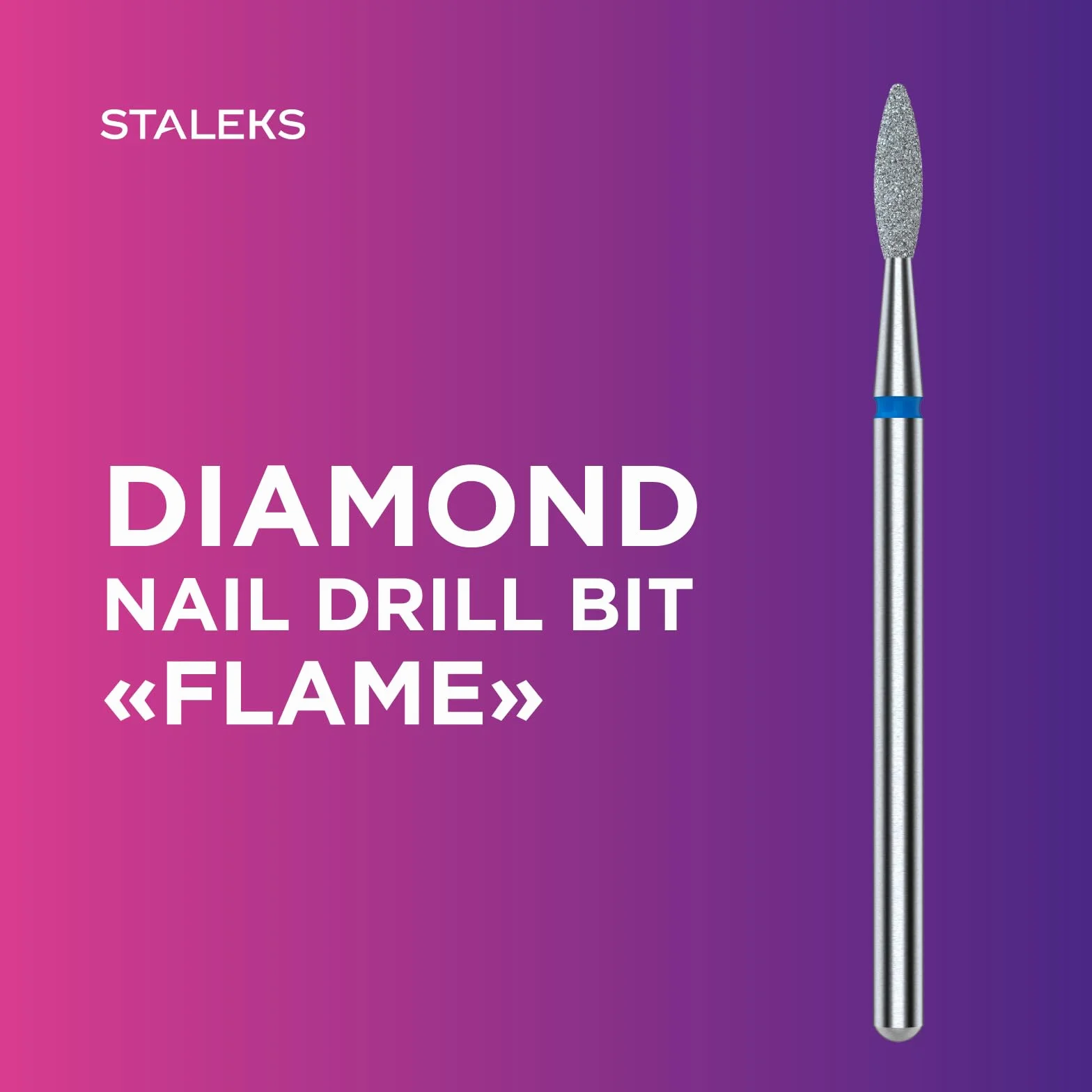 STALEKS Taglierina diamantata a fiamma 2,1 x 8 mm blu