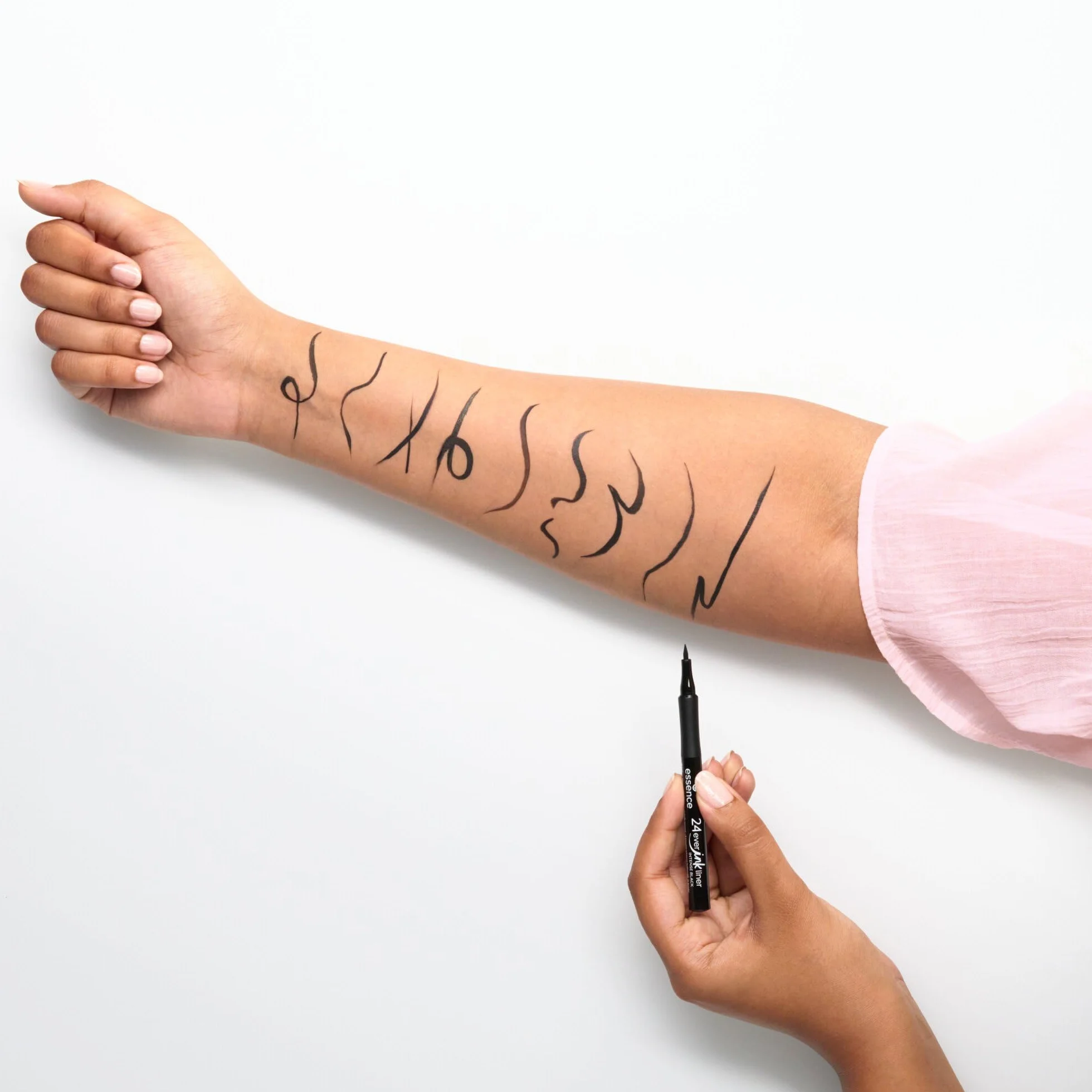 essence 24ever ink eyeliner occhi, lunga durata, opaca 1.2ml