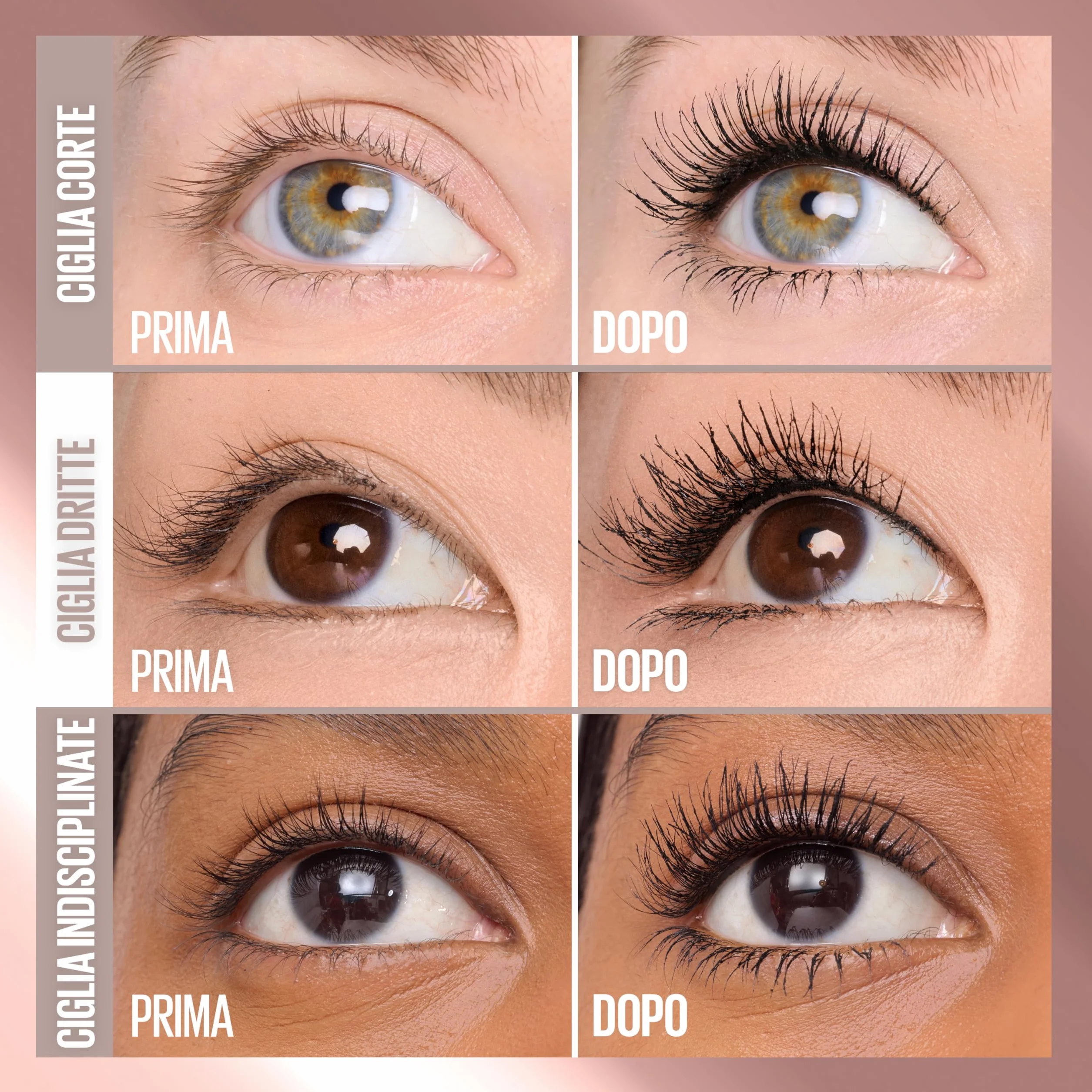 Maybelline New York Lash Sensational Mascara Volumizzante Black 9,75ml Occhi Sensibili