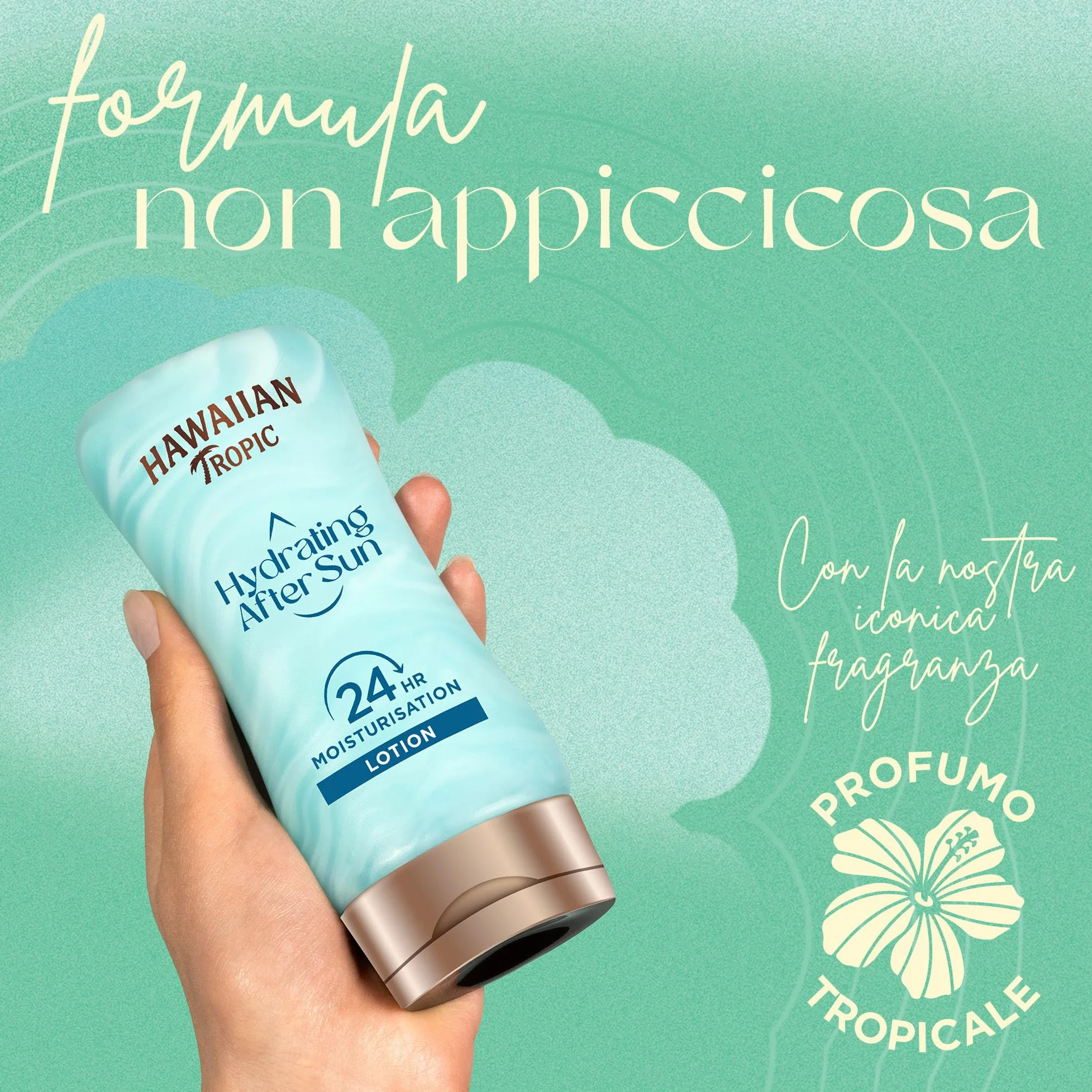 Hawaiian Tropic Crema Doposole Idratante con Aloe, 180ml