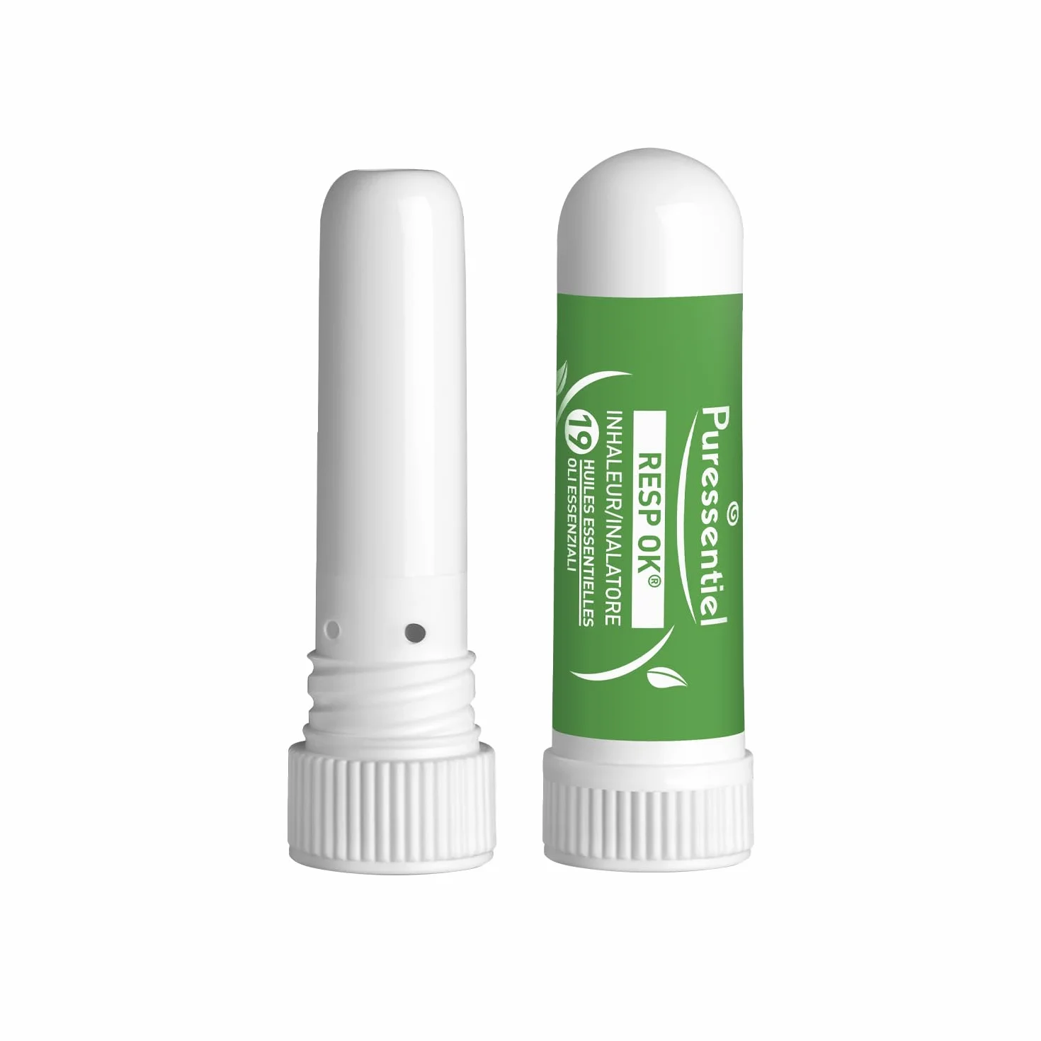 Puressentiel - RESP OK Inalatore - Aiuta a Respirare Liberamente - Con 19 Oli Essenziali 100% puri e naturali - Formula 100% Naturale - Vegan e Cruelty Free - 1 ml