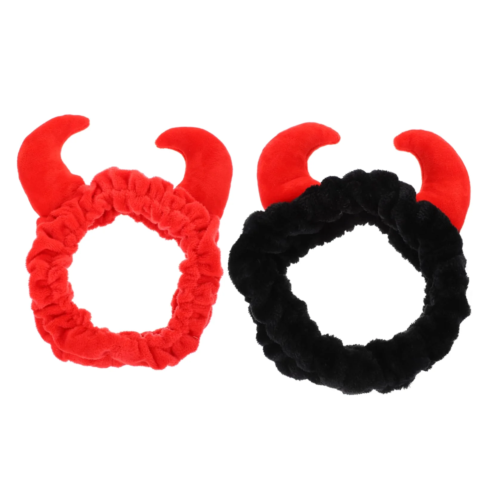 2pezzi Fasce Peluche Horn Fascia Per Trattamenti Spa Makeup Della Colori e Comfort e Stile Per