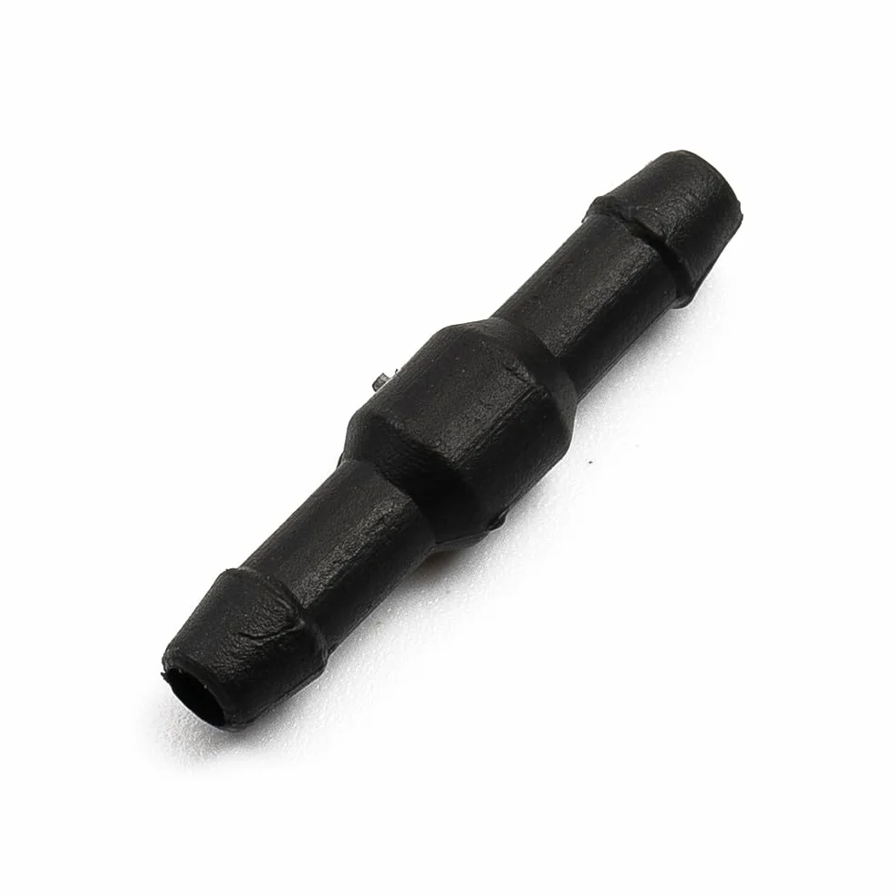 Tubo spray per tergicristallo in gomma nera 2 m con 4 connettori per pompa ugello parabrezza