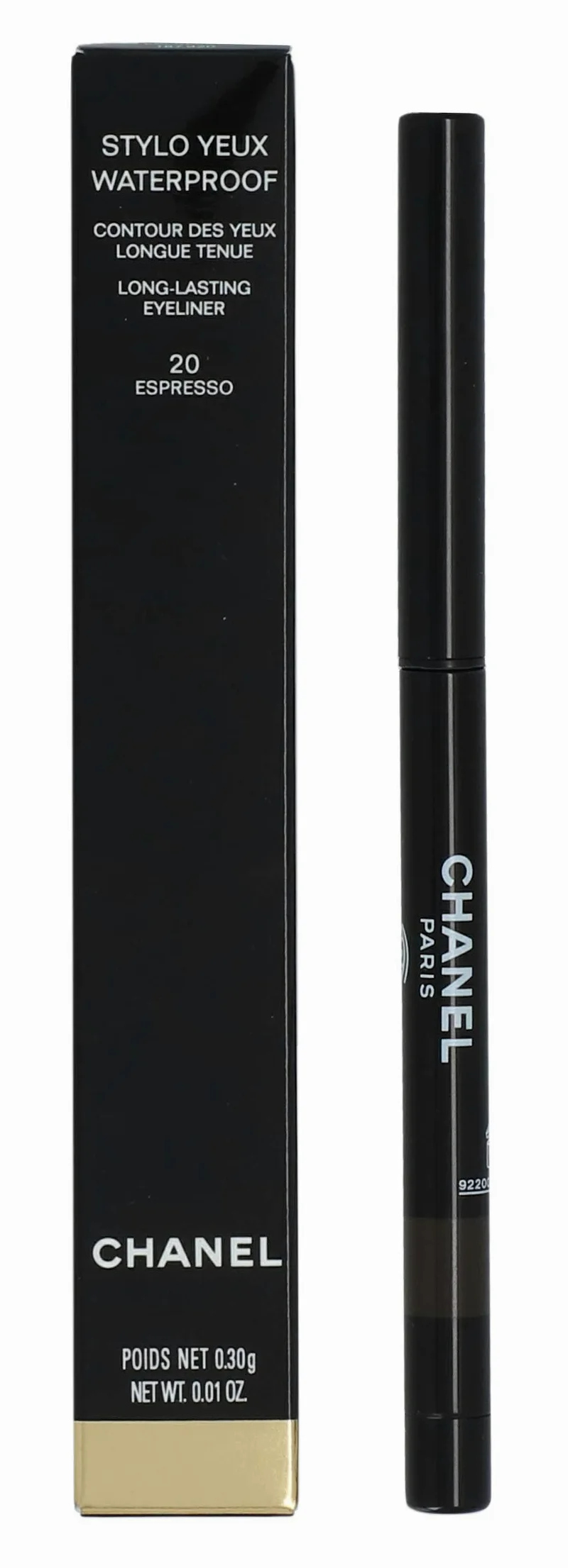 Chanel Stylo Yeux Waterproof, 20 Espresso, Donna, 1 gr
