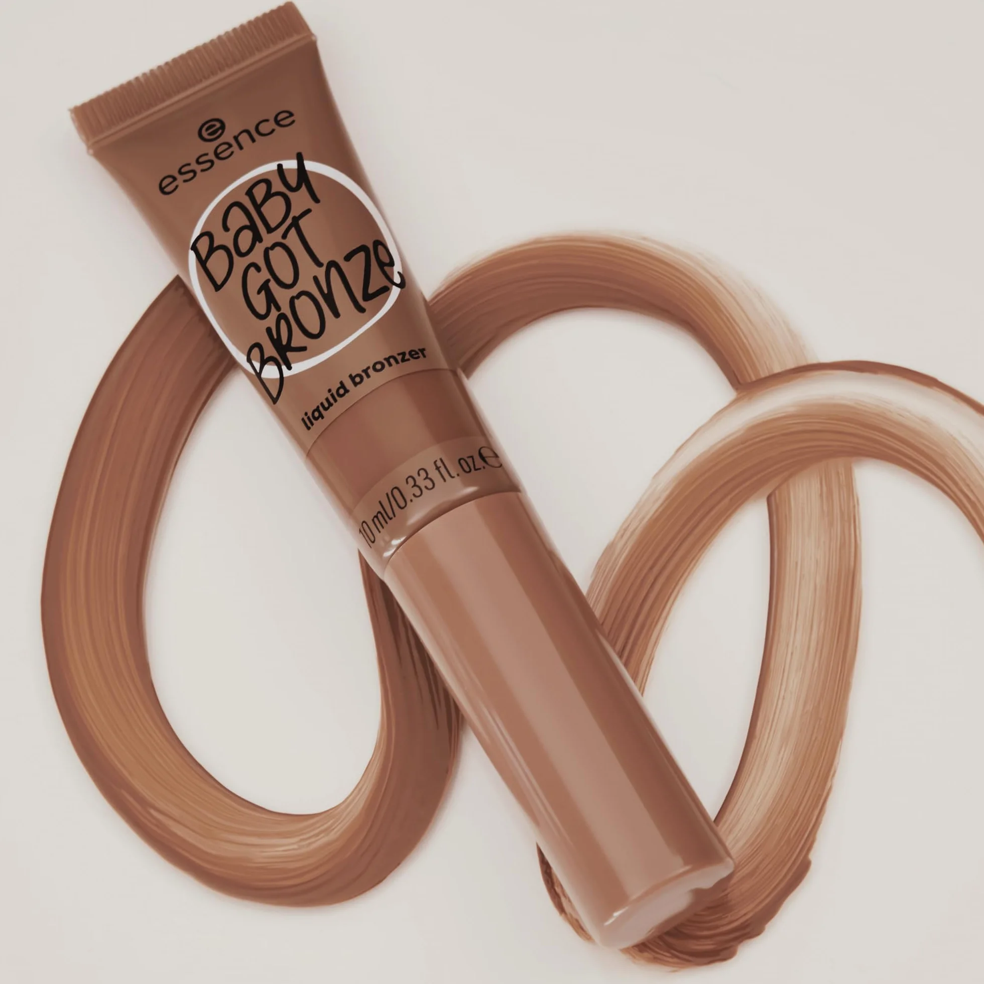 essence BABY GOT BRONZE bronzer liquido, lunga durata, definizione, semplice da struccare, naturale (10ml)