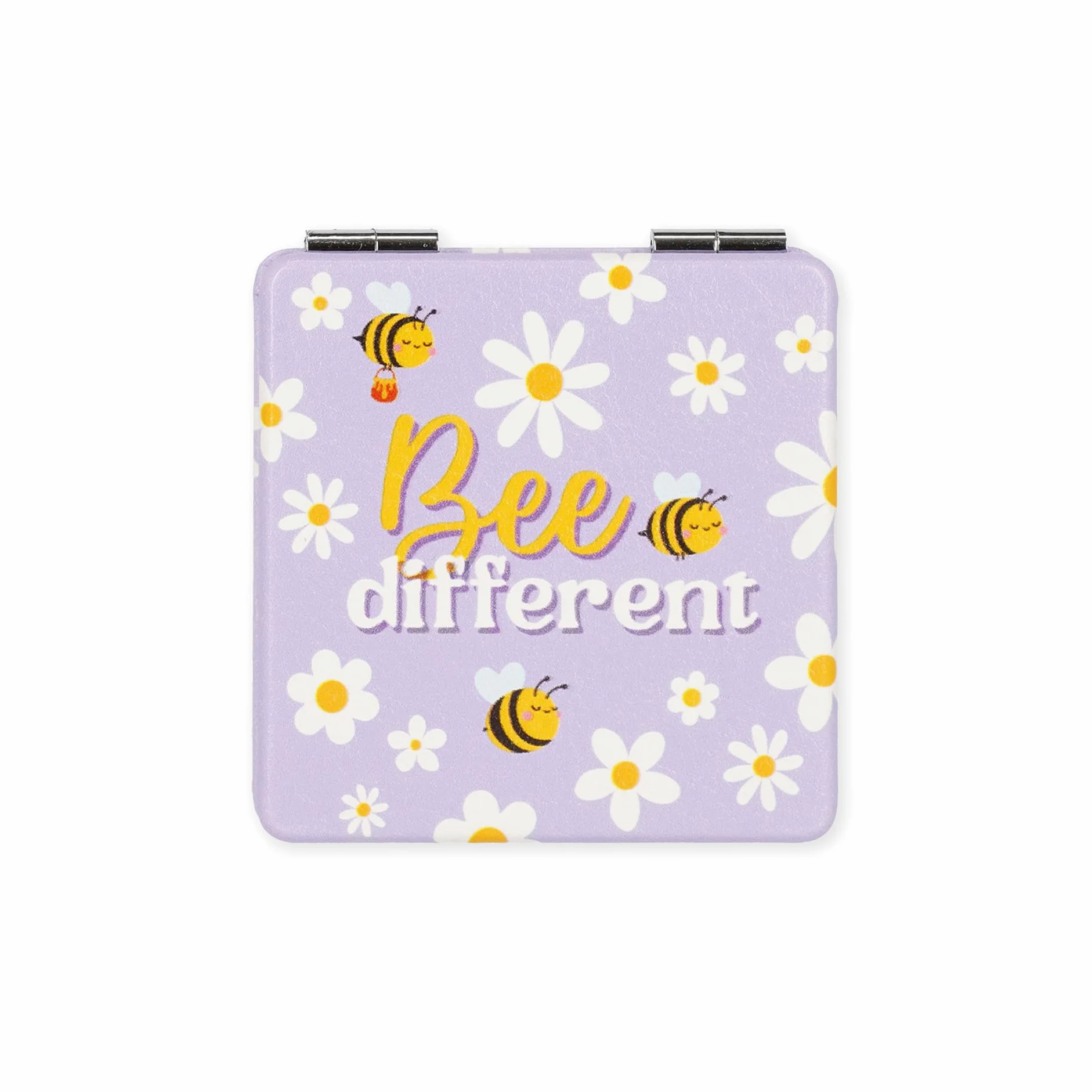 Legami Specchietto da Borsetta Nice To See You BEE con Specchio Ingranditore 6x6 cm