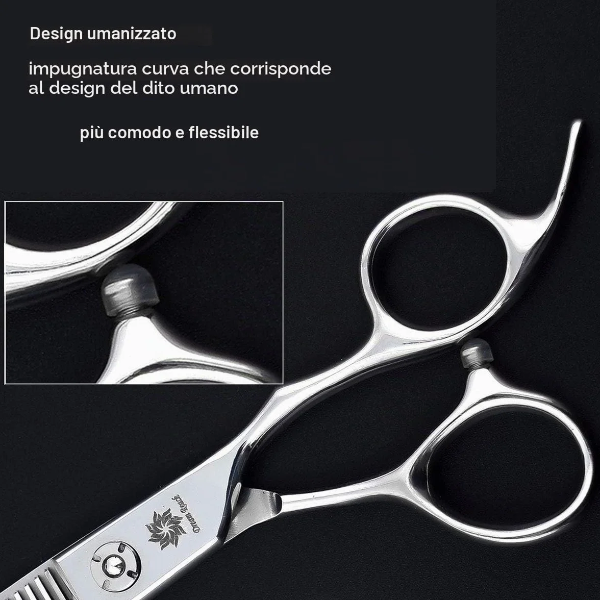 Forbici da parrucchiere in Acciaio inossidabile giapponese 440C extra affilate
