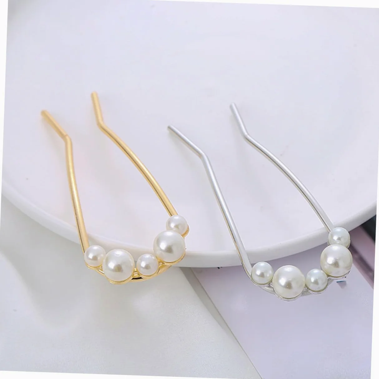 VICASKY 30 Pezzi Forcine Vintage U Shaped con Fermagli Leggeri per Acconciature Eleganti Accessori per Matrimoni e Party