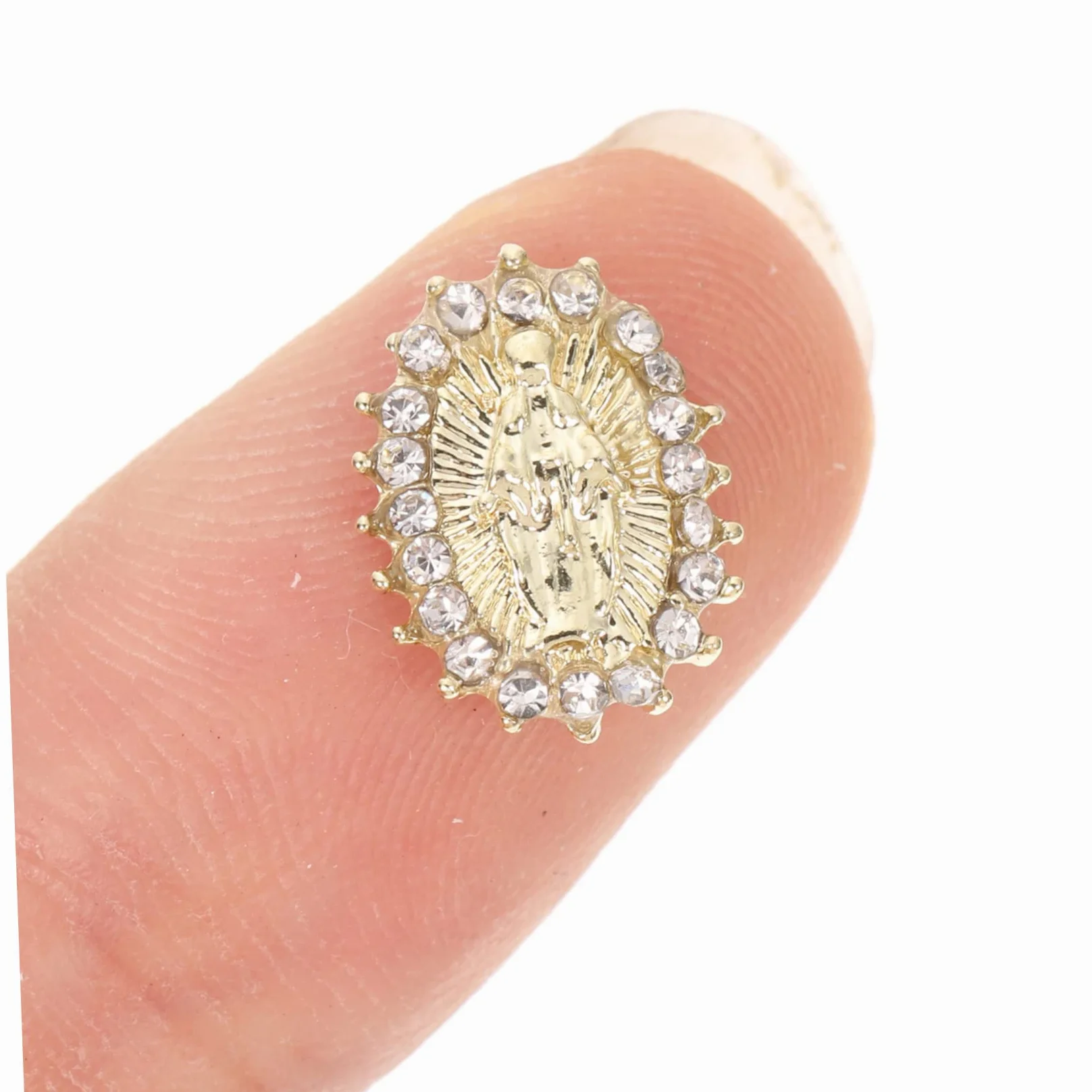 5 Set Ciondoli Per Unghie Decorazioni Religiose Per Nail Art Accessori Brillanti Per Creazioni Uniche E Divertenti Condividere Famiglia 20 Pezzi * 5