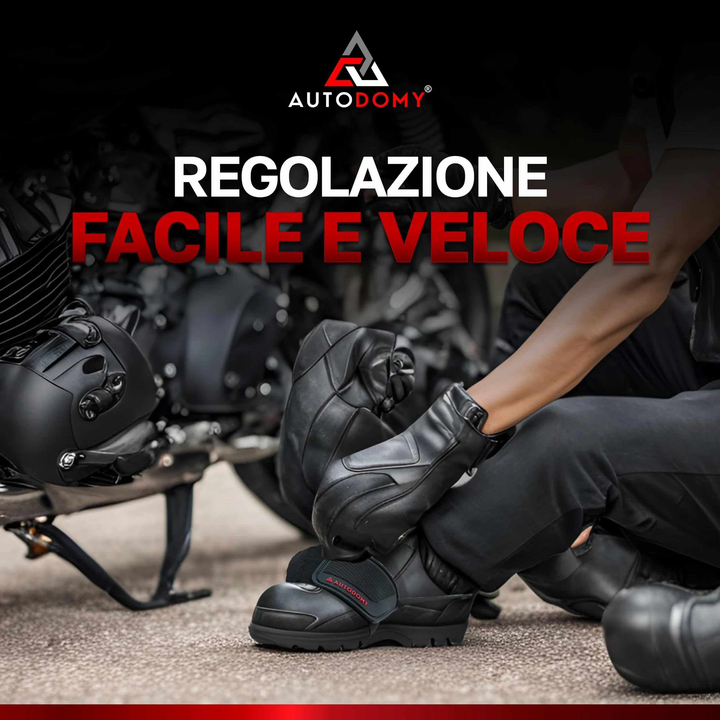 Protezione Scarpe Moto Leva Cambio Copriscarpe Antiscivolo Quad ATV V1