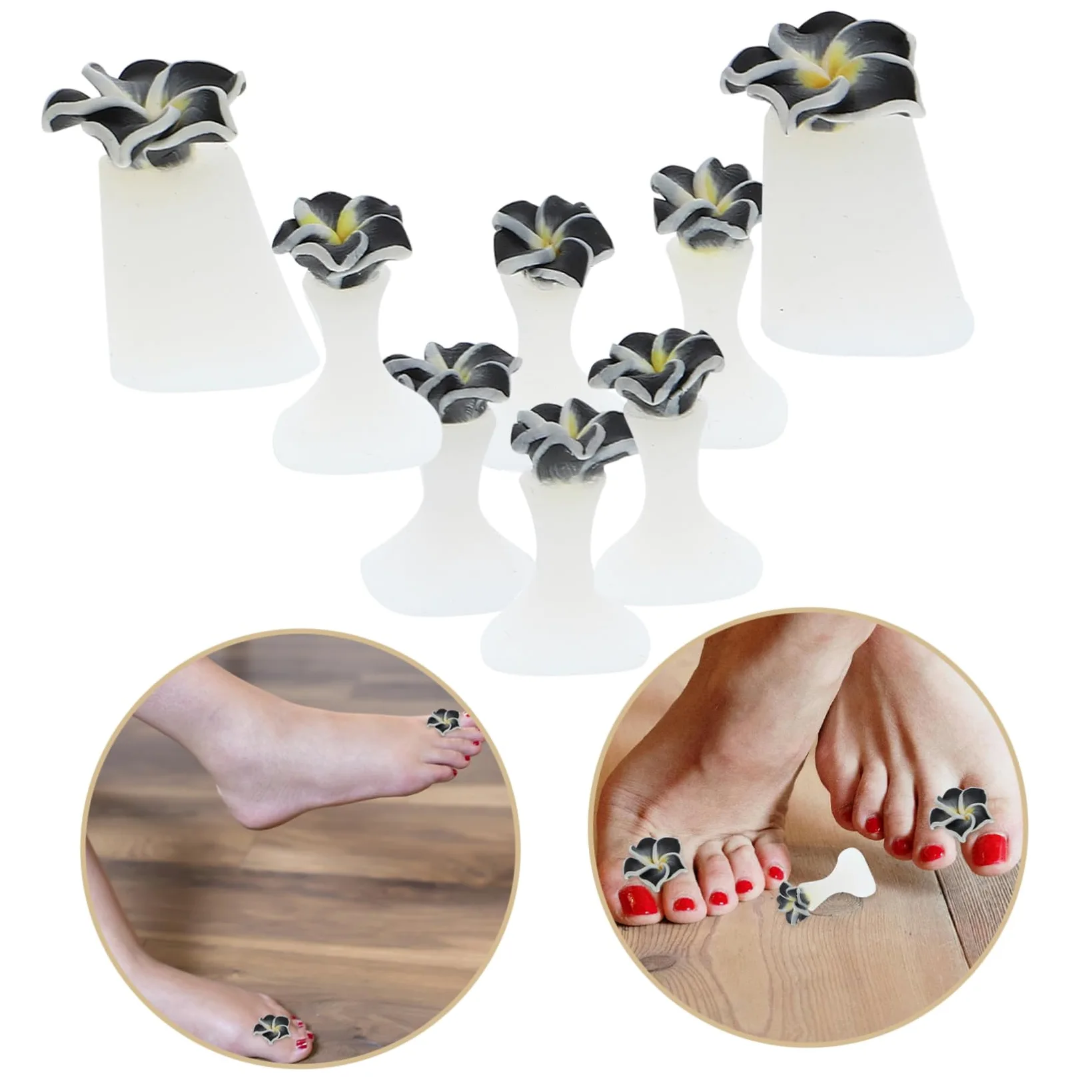 Healvian 9 Set Di Separatori Per Dita Dei Piedi Per Donne Separatori Per Dita Dei Piedi Per Smalto Distanziatori Per Dita Dei Piedi