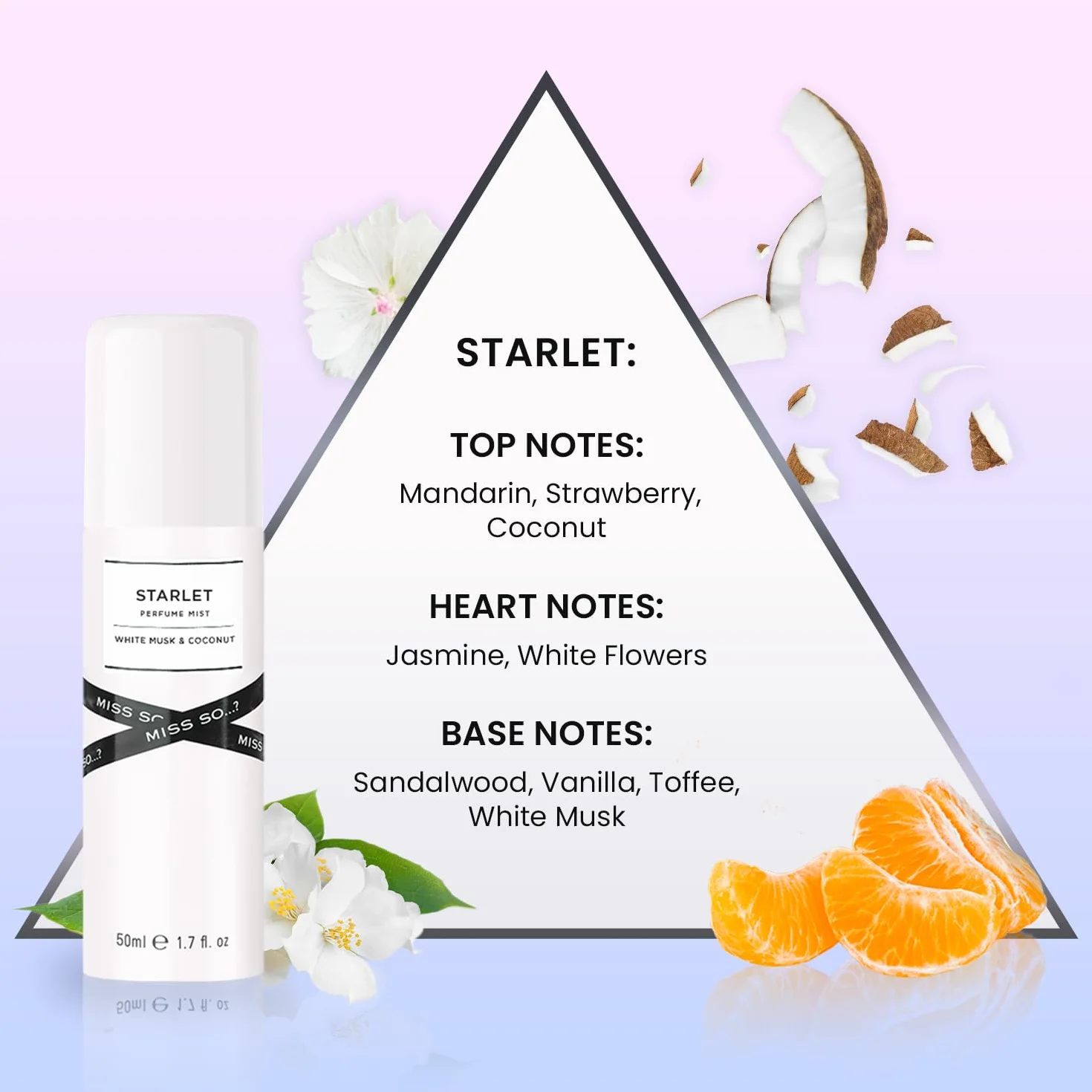 So…? Womens Mixed Gift Sets Bundle, Body Mist Fragrance Spray & EDT Perfume (4x50ml Body Mist, 3x15ml EDT) Pack of 3