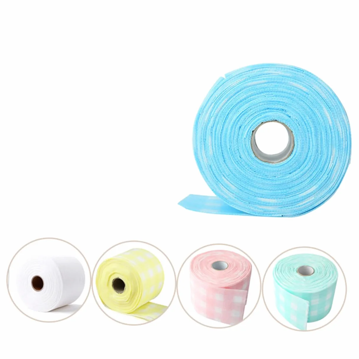 FRCOLOR 3rotoli Salviette Per Rimozione Dello Smalto Panni in Non Per Manicure Cotone Per Pulizia Delle Unghie Solvente Per Smalto Salviette Per Manicure