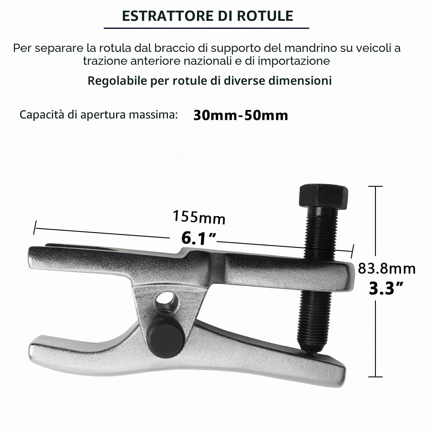 CCLIFE Estrattore per Giunti a Sfera Set Universale Rimozione Giunto Sferico