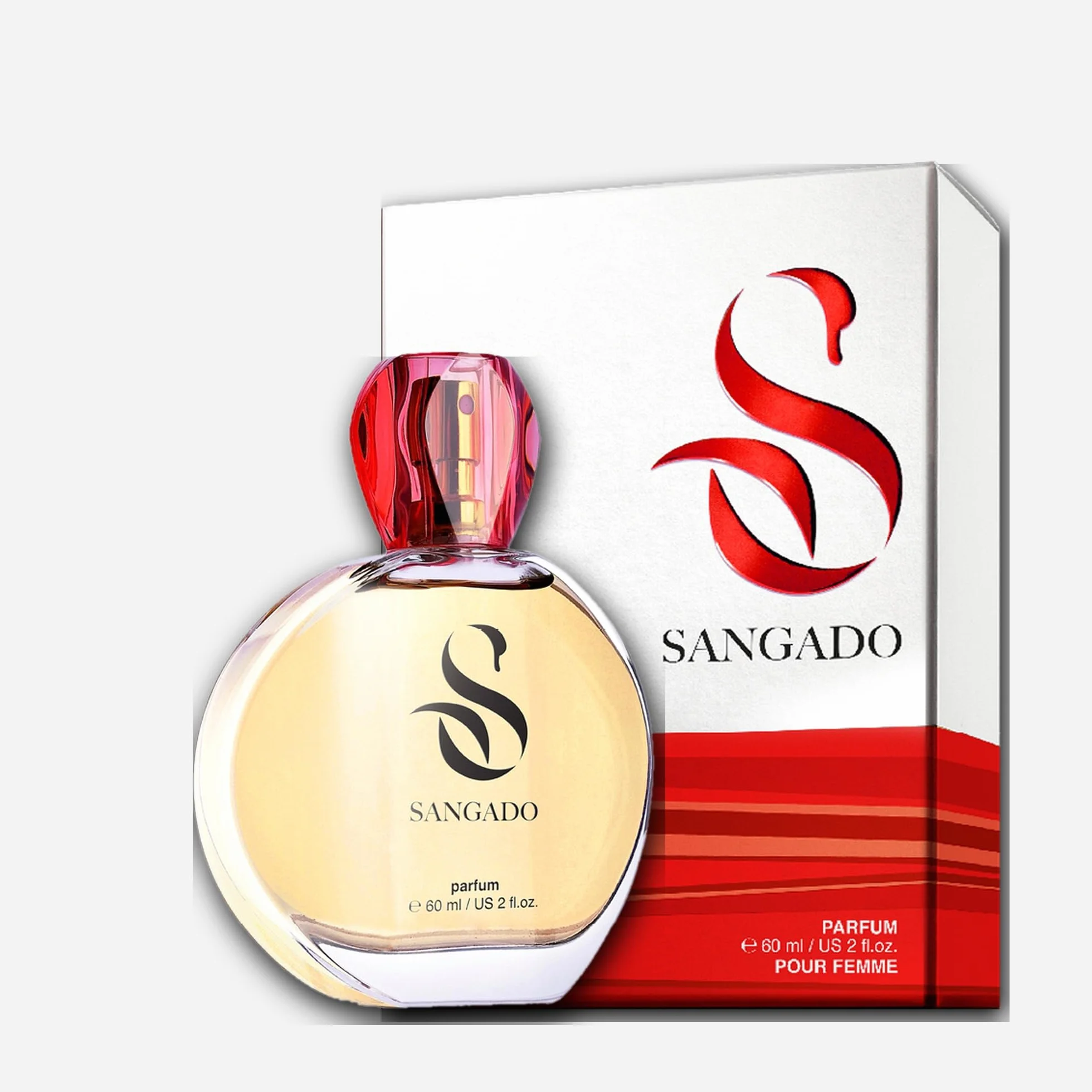SANGADO Orchidea Nera, Profumo per Donne (parfum), Lunga Durata 8-10 Ore, Fragranza Lussuosa, 60 ml, Codice: 595