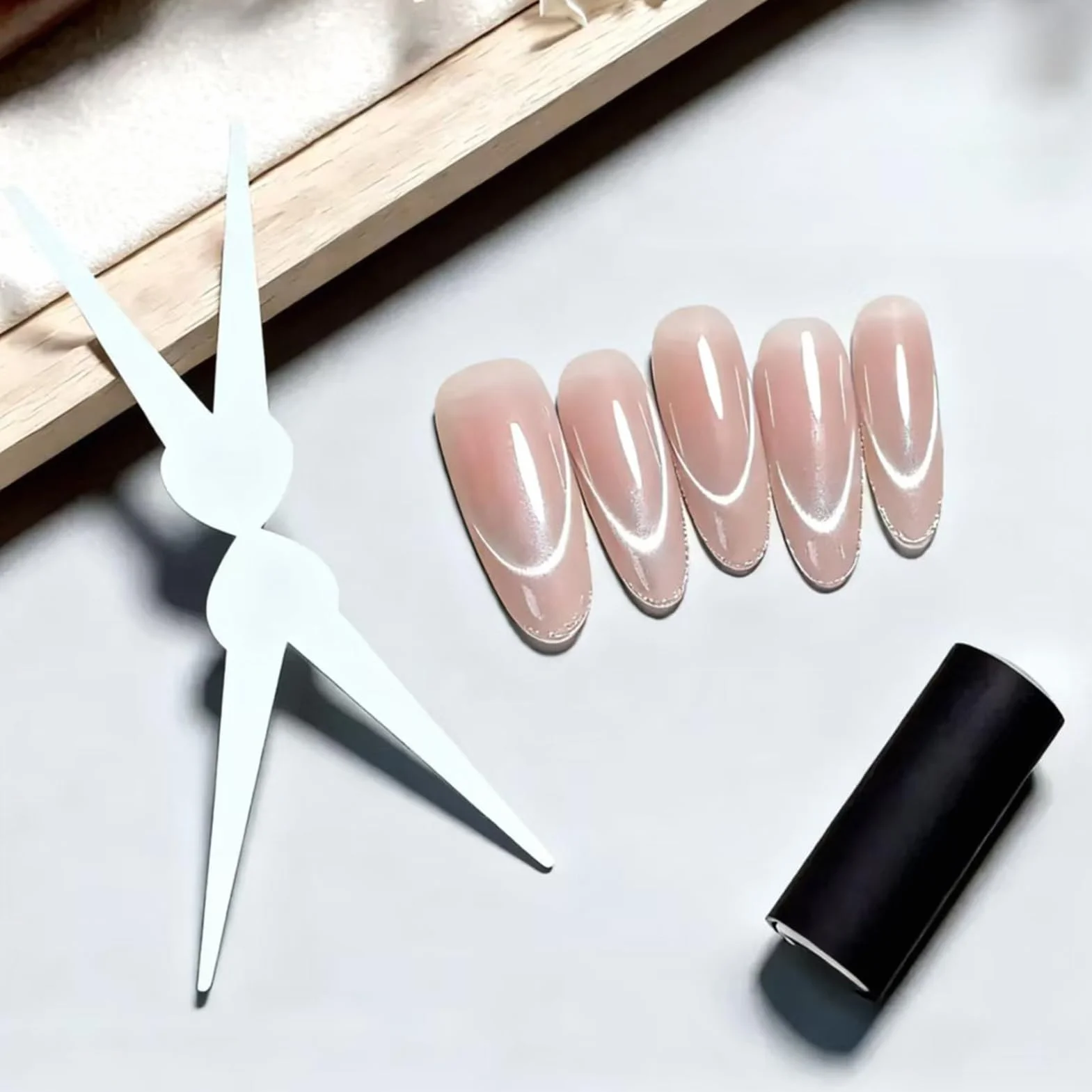 Magnete per Smalto | Doppia Testa Portatile per Unghie | Strumento Magnetico Manicure - Per Principianti Party Casa Studio Viaggio