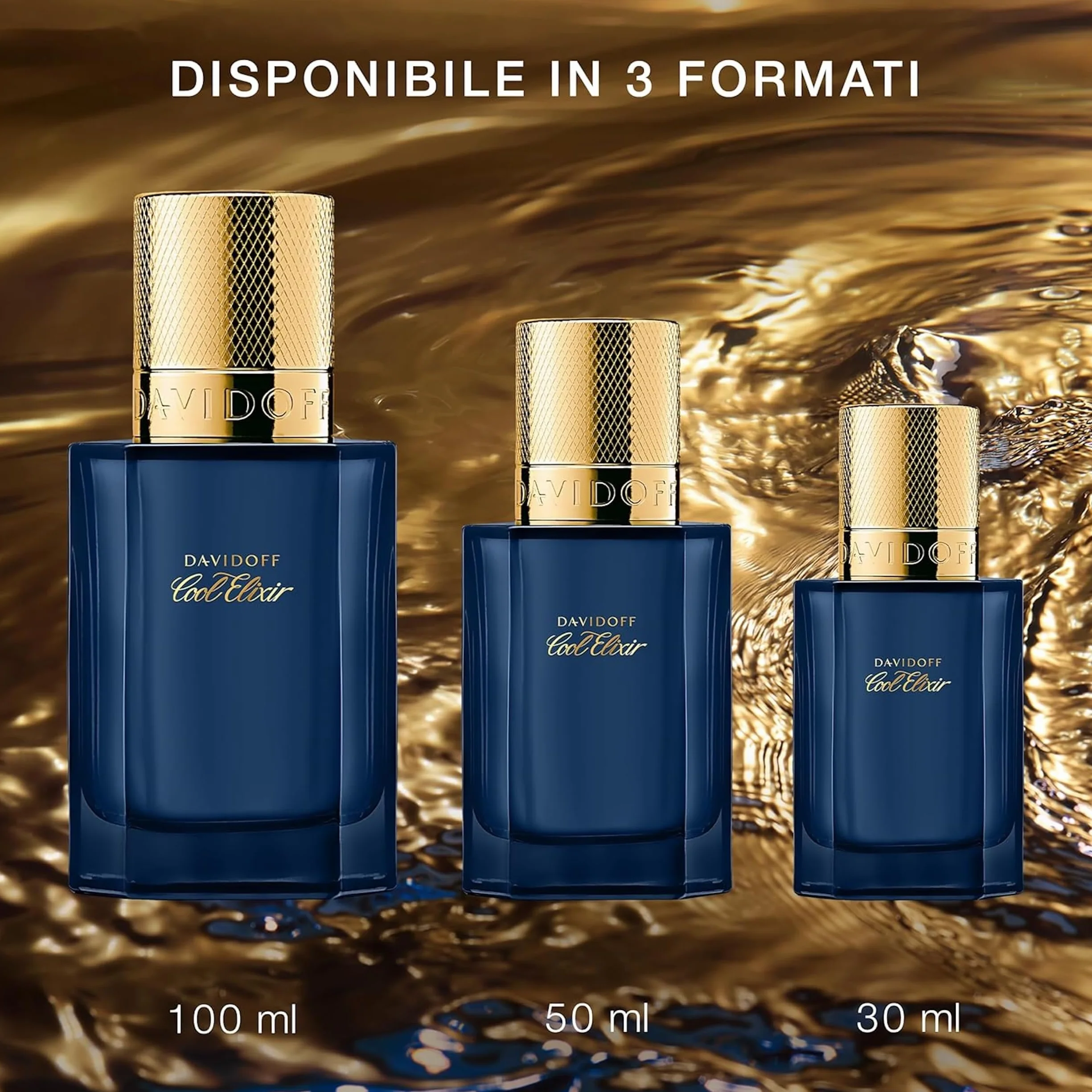 Davidoff Cool Elixir Legnoso Profumo da uomo Ossido di Rosa Lavanda Oud