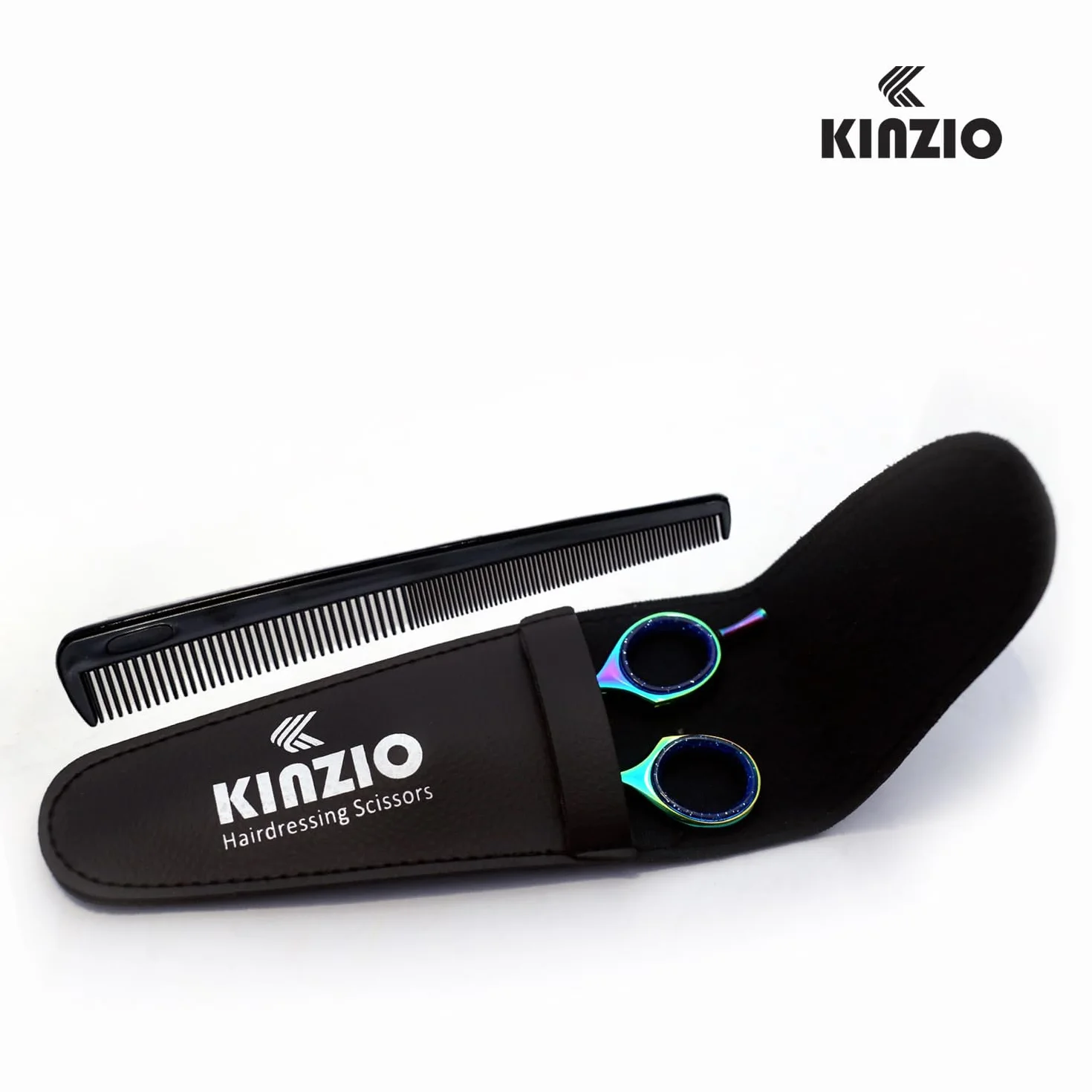 Forbici da parrucchiere KINZIO Forbici affilate di alta qualità in acciaio inossidabile per taglio dei capelli Ideali per parrucchieri Barbieri Uomini e donne (6.5")
