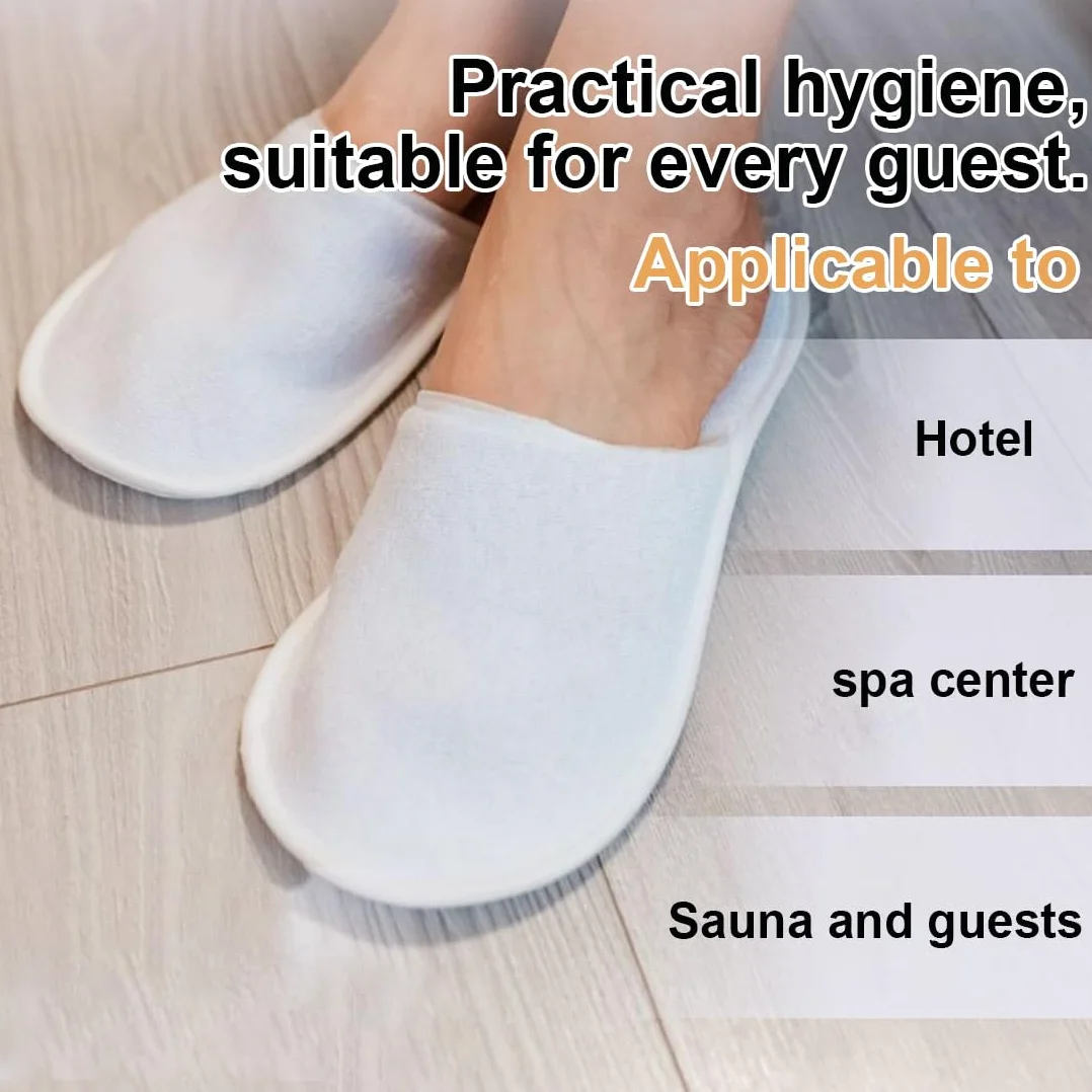 Pantofole Antiscivolo Usa e Getta 5 Paia Hotel Spa Casa Viaggio