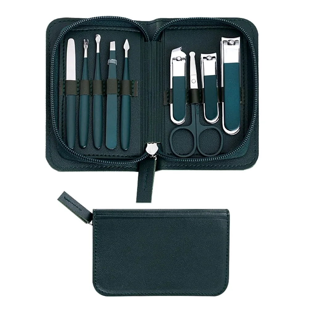 Set Tagliaunghie con Cerniera da 9 Pezzi E Tagliaunghie