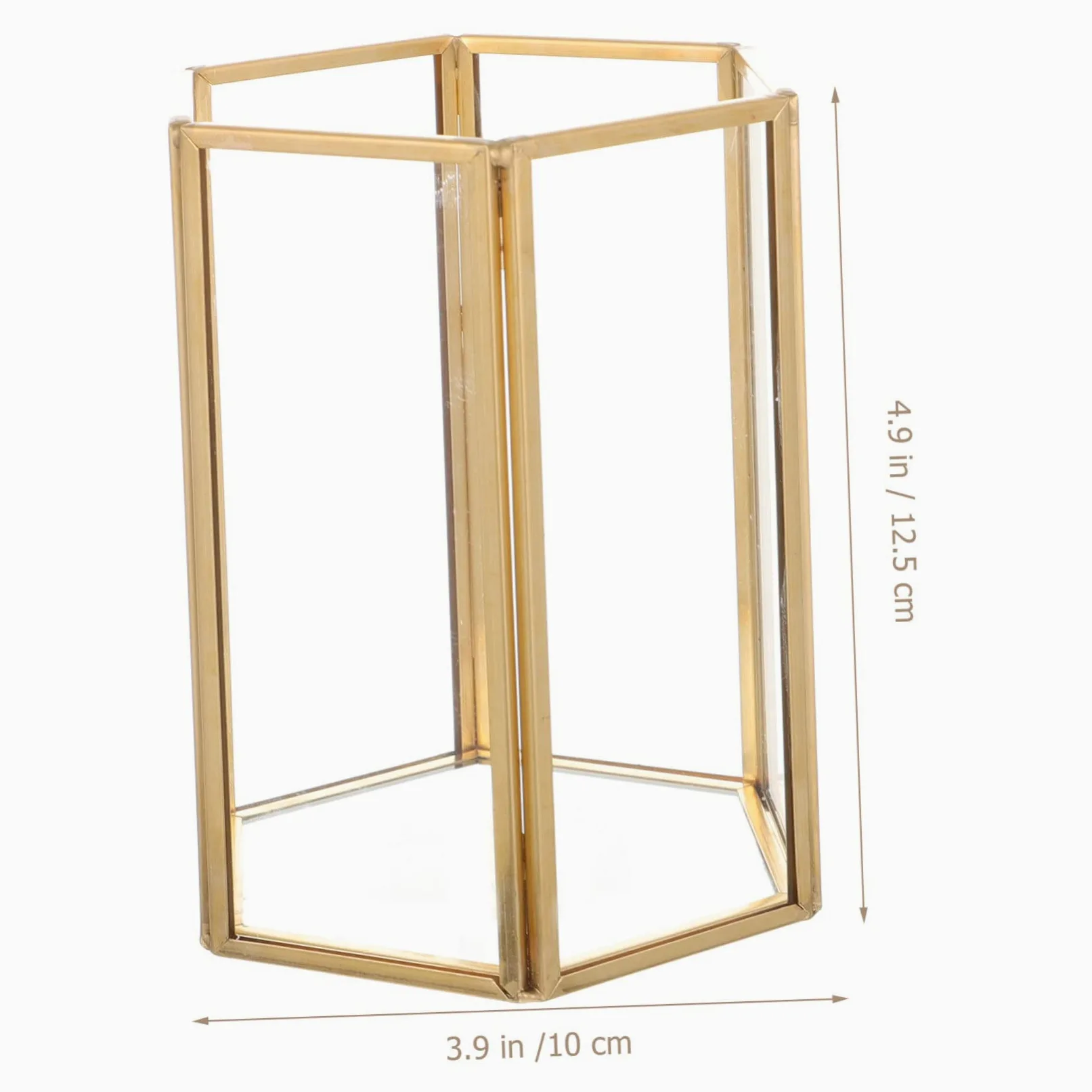 Ipetboom Organizer Trasparente Ampia Capacità Pennelli Trucco per Contenitore Cosmetici in Vetro Resistente, Porta Pennelli e Regalo da Scrivania per Uso Domestico per Donne