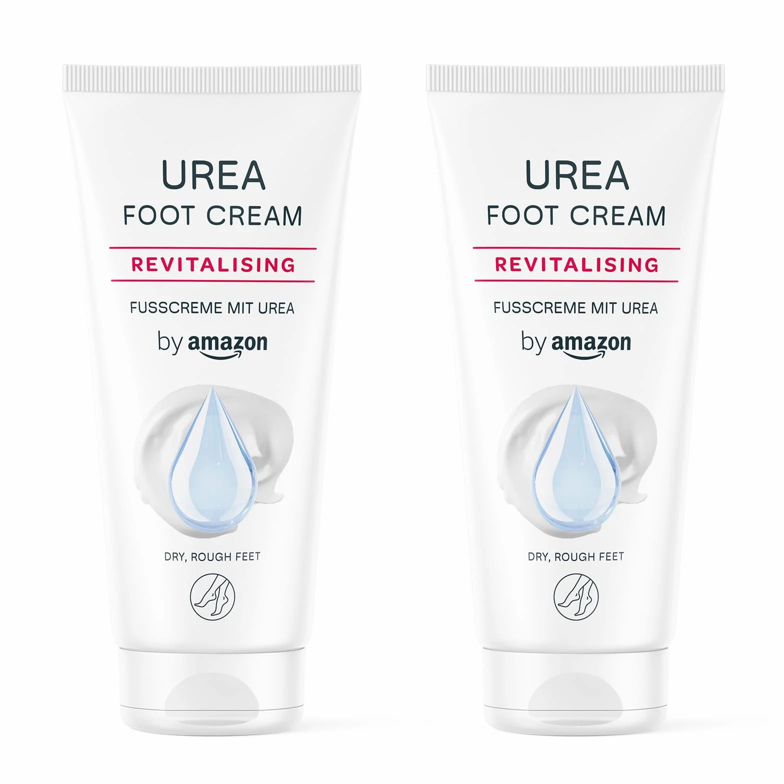 by Amazon, Crema piedi all’urea, 2x100 ml
