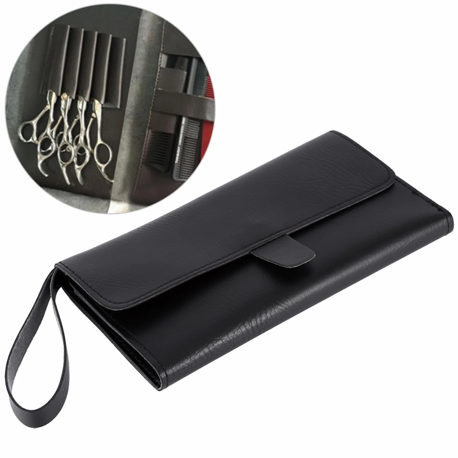 Jadeshay Borsa per Forbici,Borsello per Forbici da Barbiere Portatile Borsa per Attrezzi da Barbiere Strumento Borsa Accessori Professionale con Cerniera