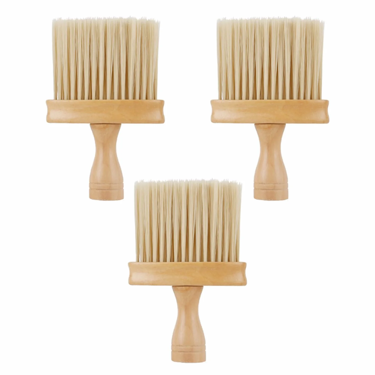 Pettine In Legno Di Faggio Da 3 Pezzi, Spazzola Per Capelli, Detergente Per Spazzola Per Il Collo, Spazzola Per La Pulizia Dei Capelli, Spazzola Per La Depilazione