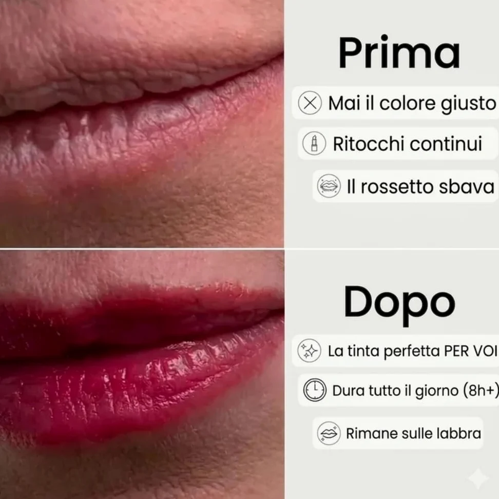 Nymevia - Rossetto che si adatta al pH, 24 ore di tenuta, trasparente, idratante,per donne di ogni tipo di pelle