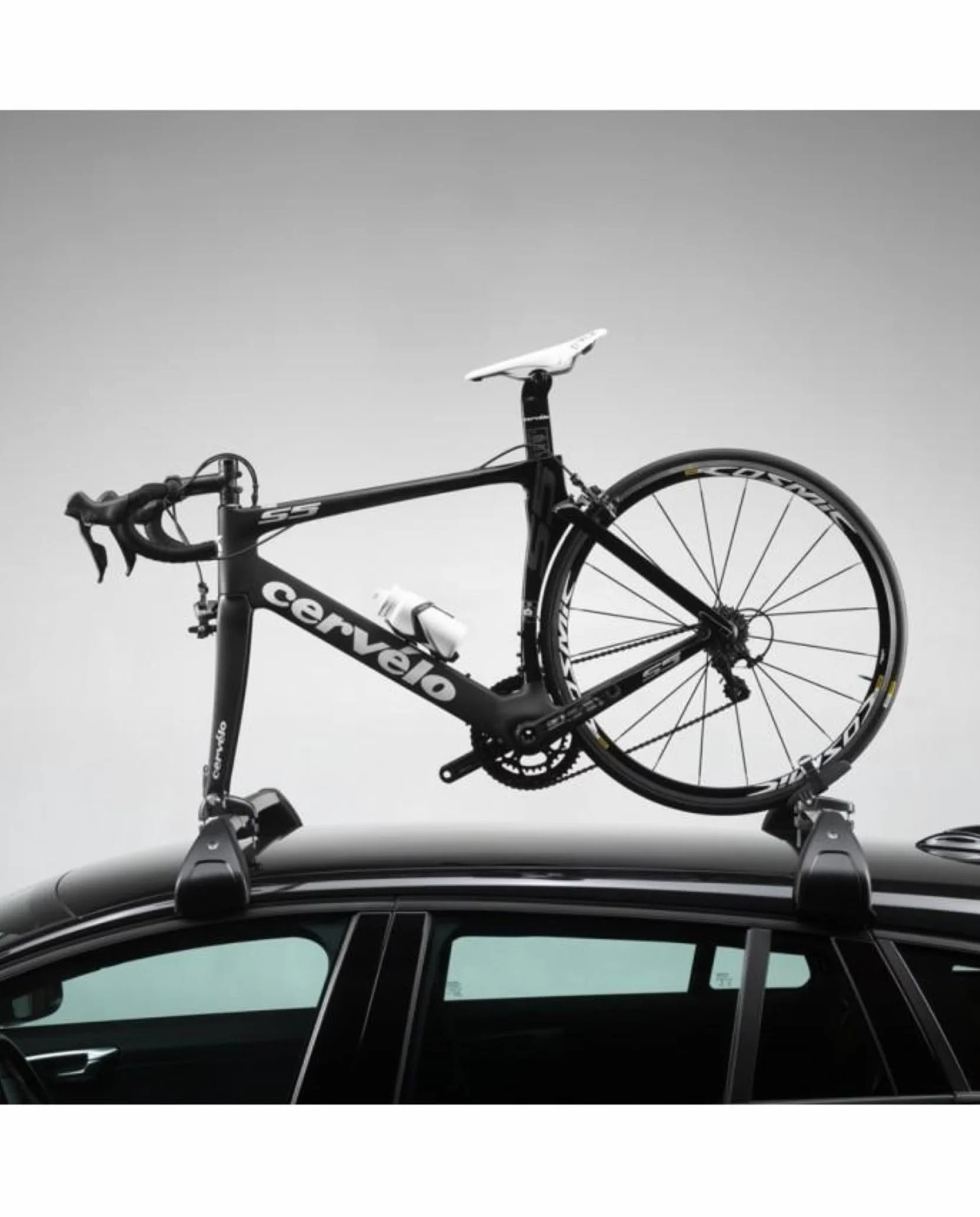 ELITE Portabici da Tetto Sanremo 40 Alluminio Sgancio Rapido Compatibile Freni Disco Perni Passanti 12x100 Barre Portatutto 80x50 mm Portata 16 kg