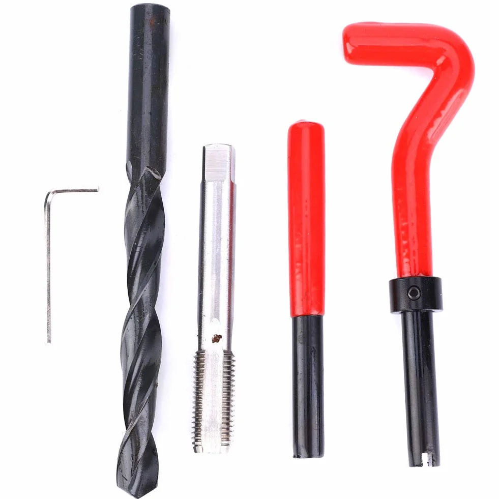 Helicoil M12x1.5 Kit riparazione filettatura femmina inserti filettati 17 pezzi
