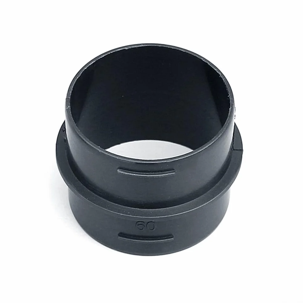 Connettore per condotto dell'aria 60 mm, tubo di prolunga in plastica nera compatibile Eberspacher Webasto