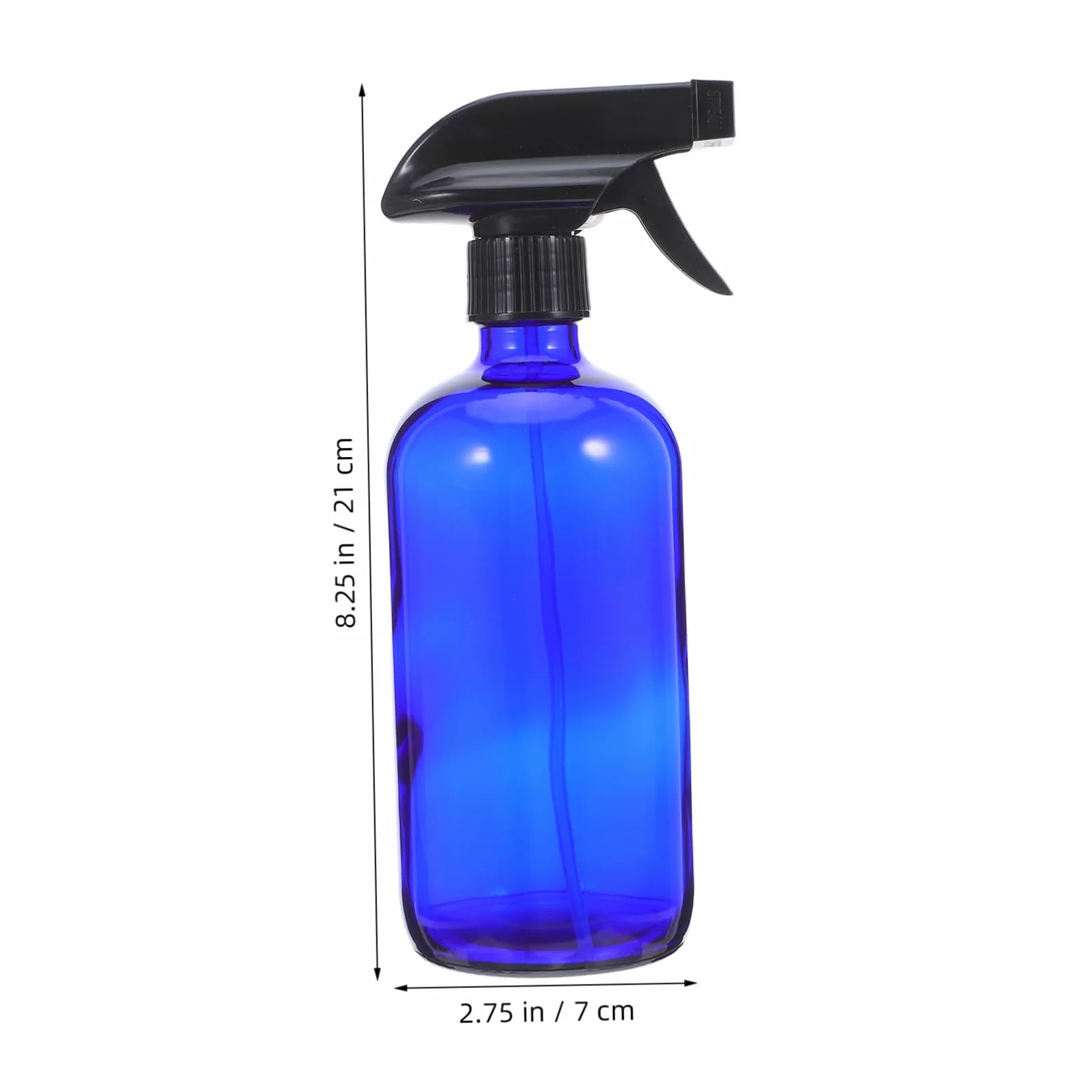 Bottiglia Spray in Vetro 500ml Pompa 2 Pezzi, Contenitore per Profumo e Cosmetici, Leggero e Riutilizzabile, per Viaggi Donne